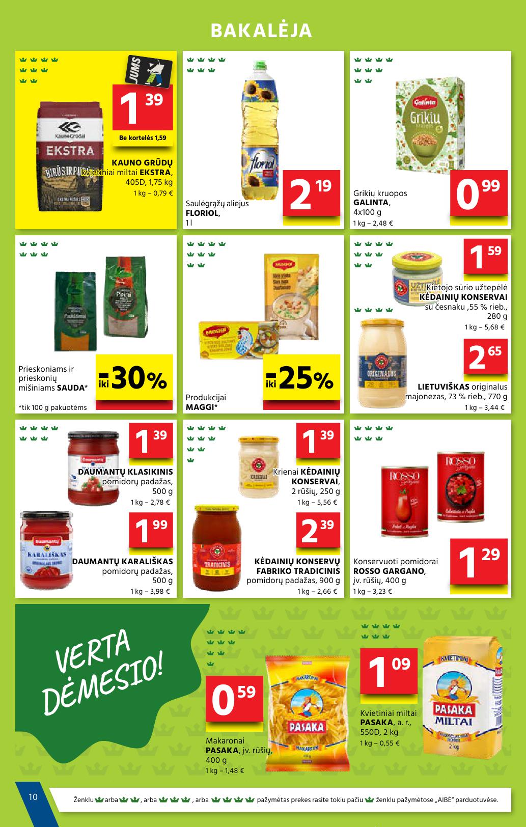 AIBĖ akcijų ir nuolaidų leidinys Nr.21 2026.10.29 - 2026.11.10