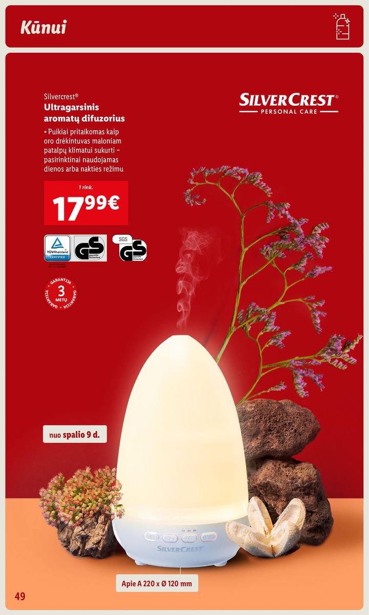 LIDL prekių katalogas "Grožio festivalis" galioja nuo 2023.10.05