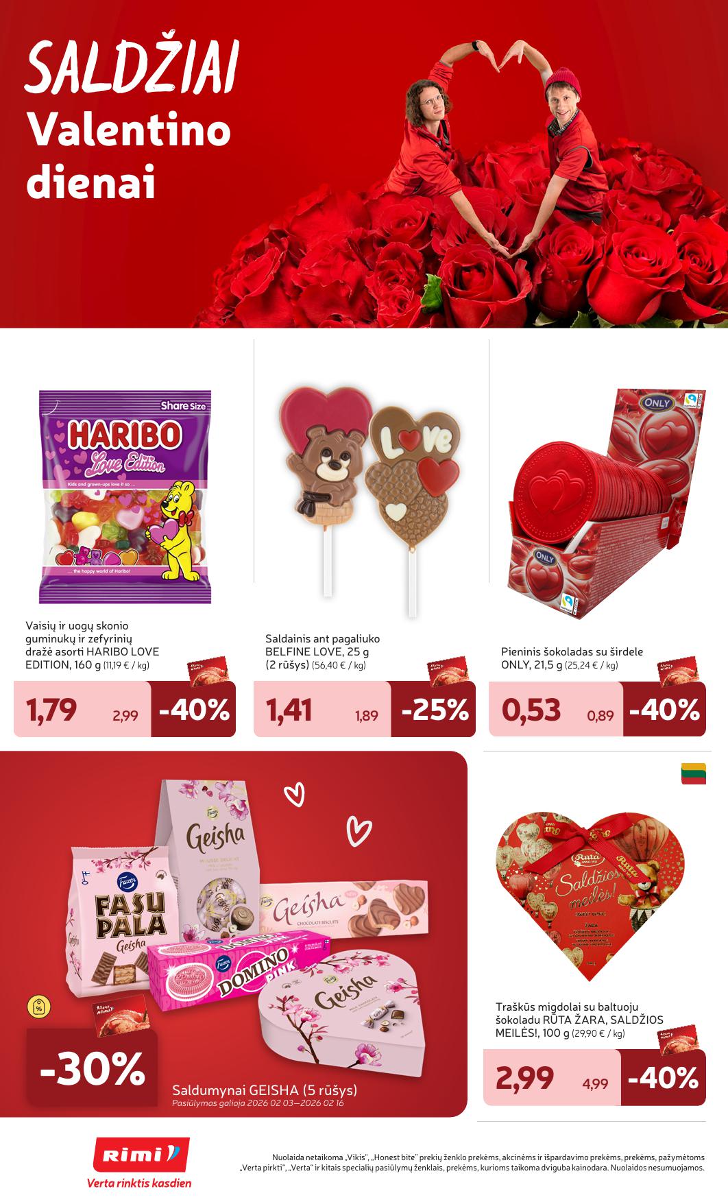 Naujausias RIMI kaininis katalogas 2026.02.10 - 2026.02.16