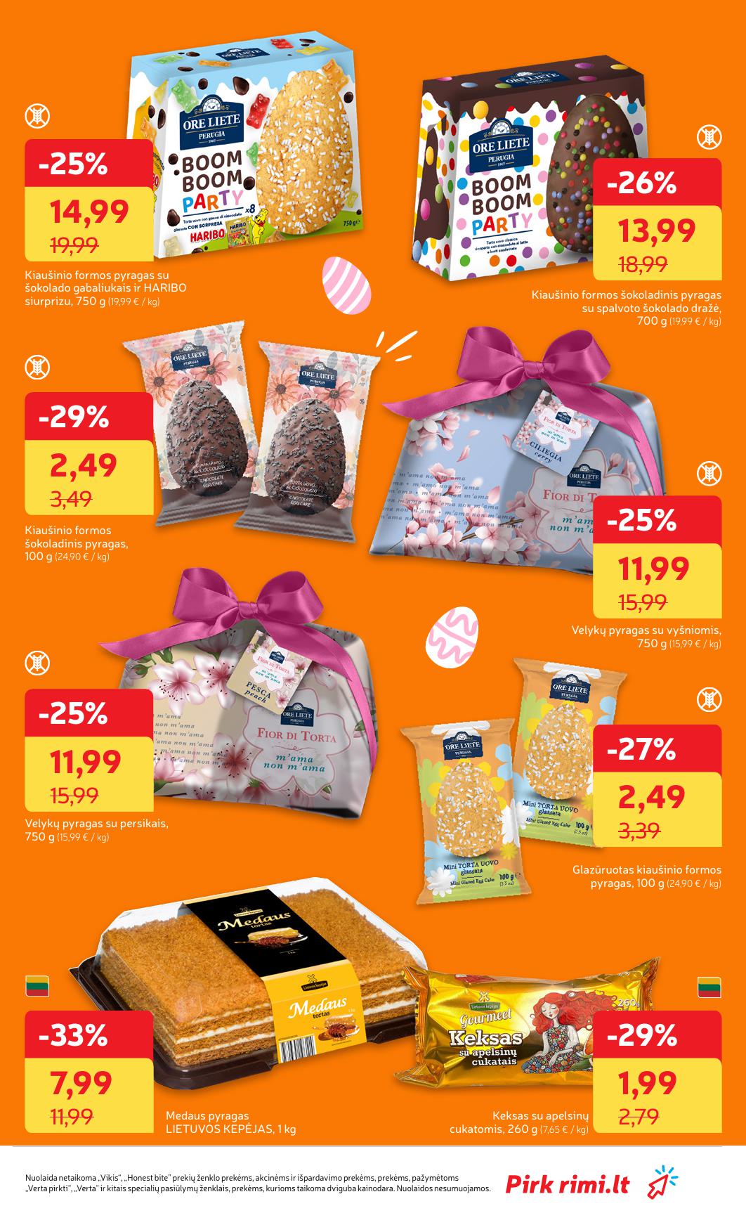 Naujausias RIMI kaininis katalogas 2026.03.31 - 2026.04.06