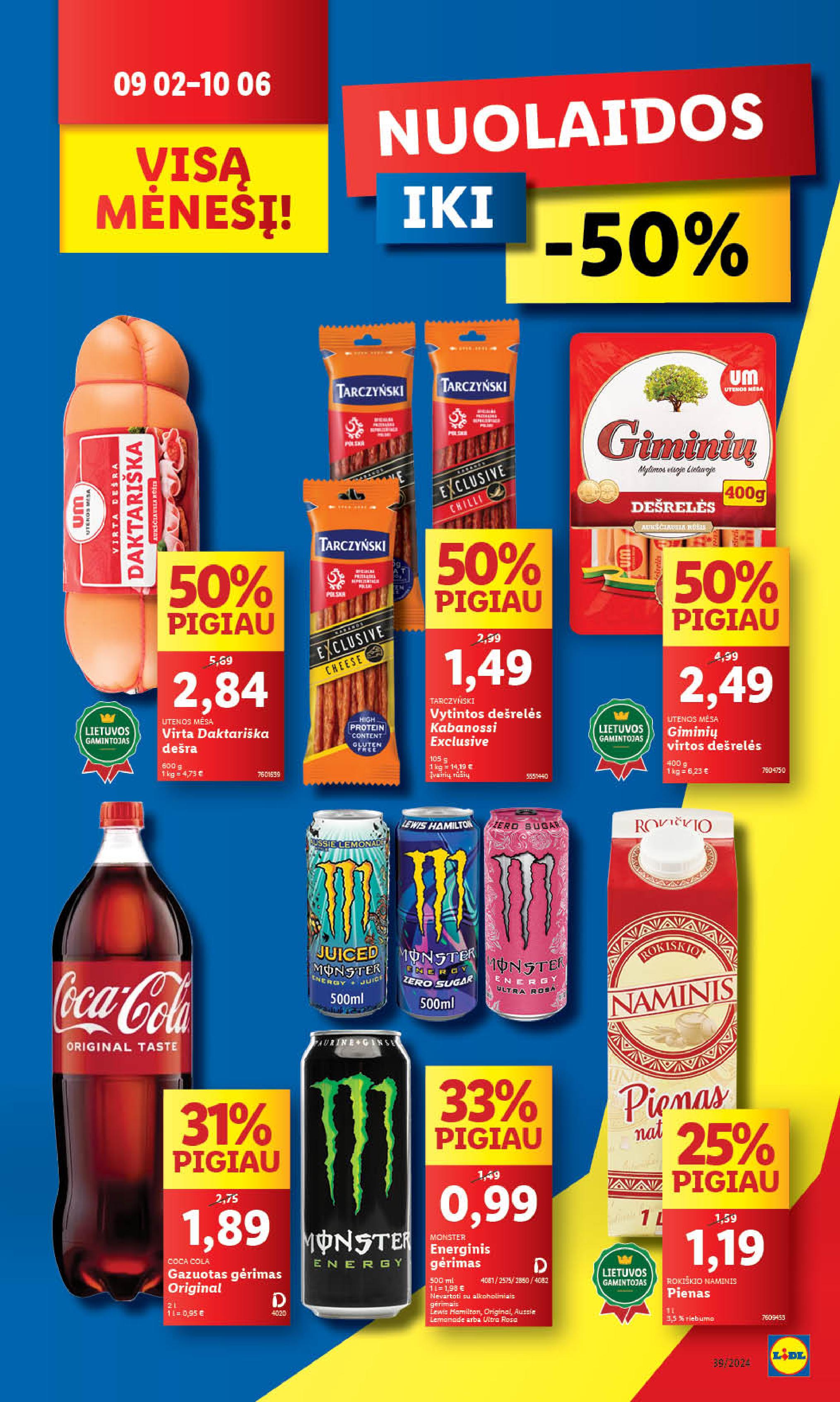 Naujausias LIDL kaininis katalogas 2024.09.23 - 2024.09.29
