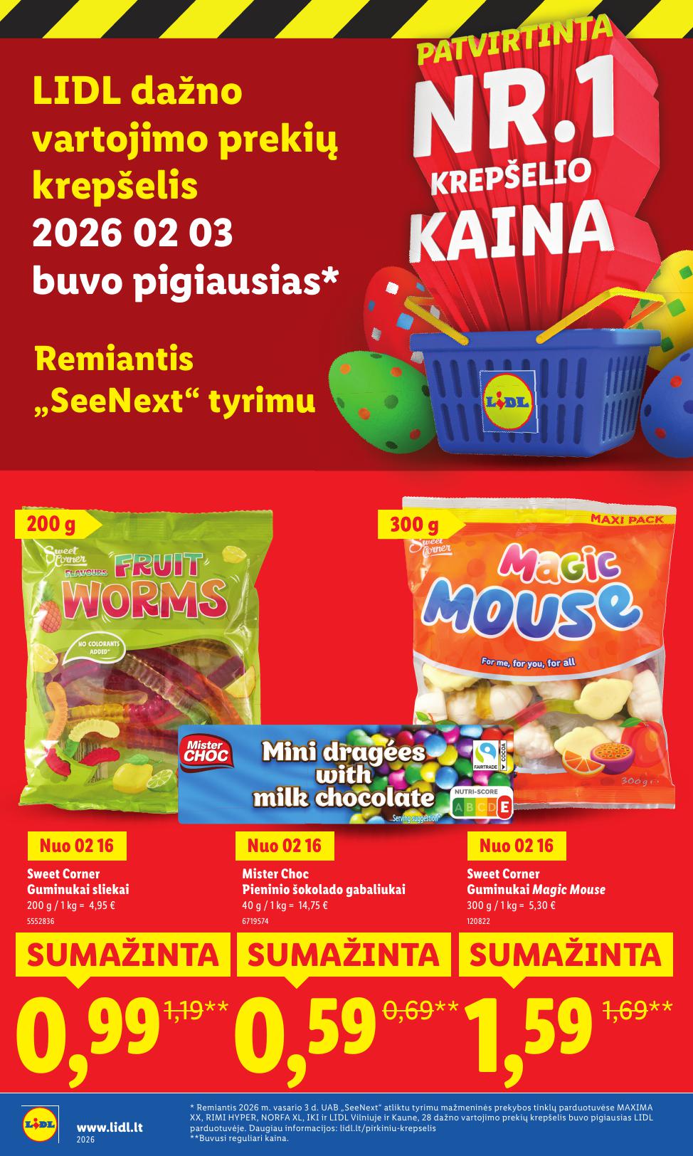 LIDL katalogas "Didysis kainų mažinimas"