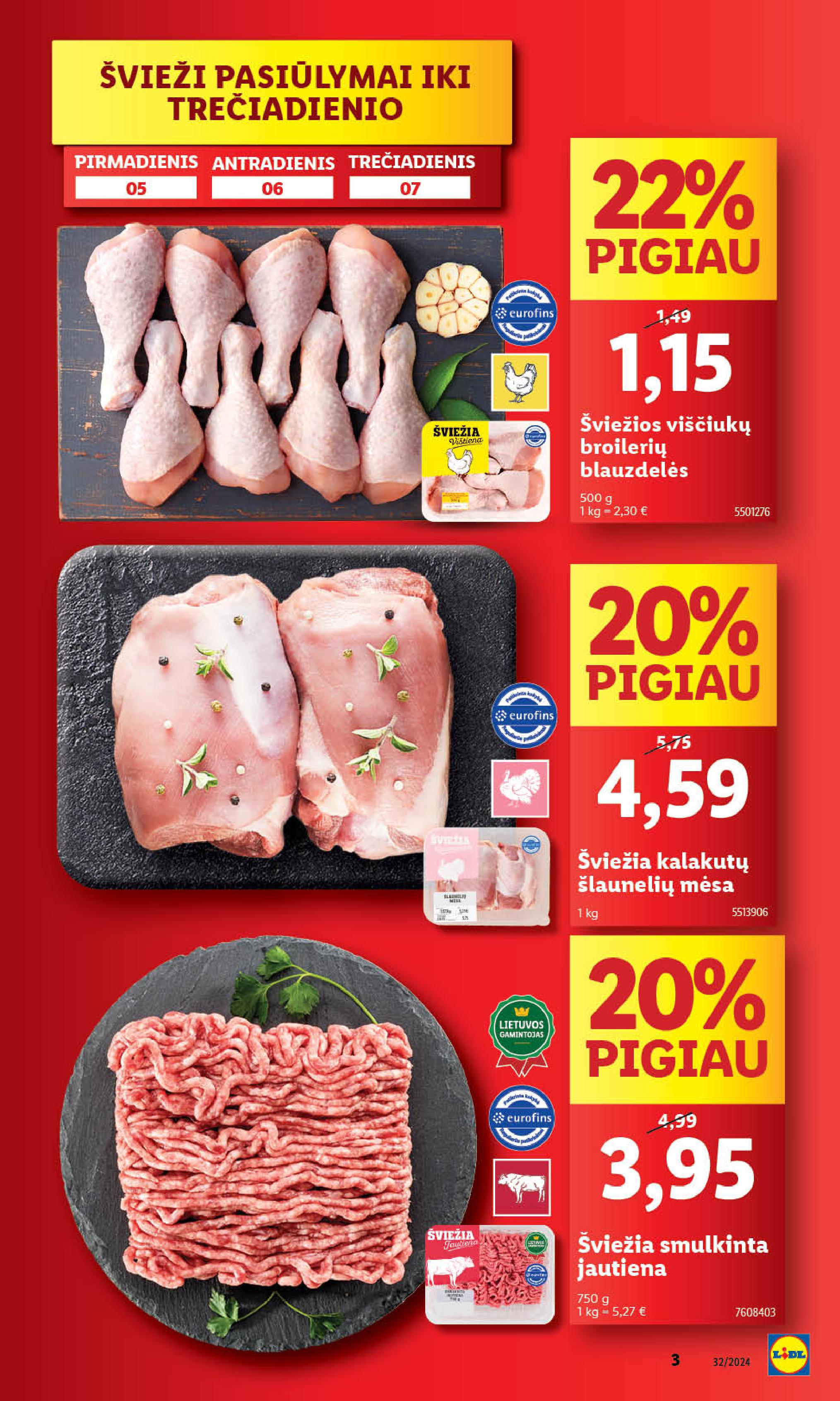 Naujausias LIDL kaininis katalogas 2024.08.05 - 2024.08.11