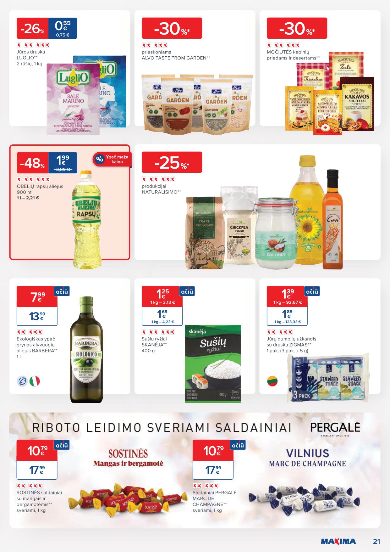 Naujausias MAXIMA kaininis katalogas 2023.03.21 - 2023.03.27