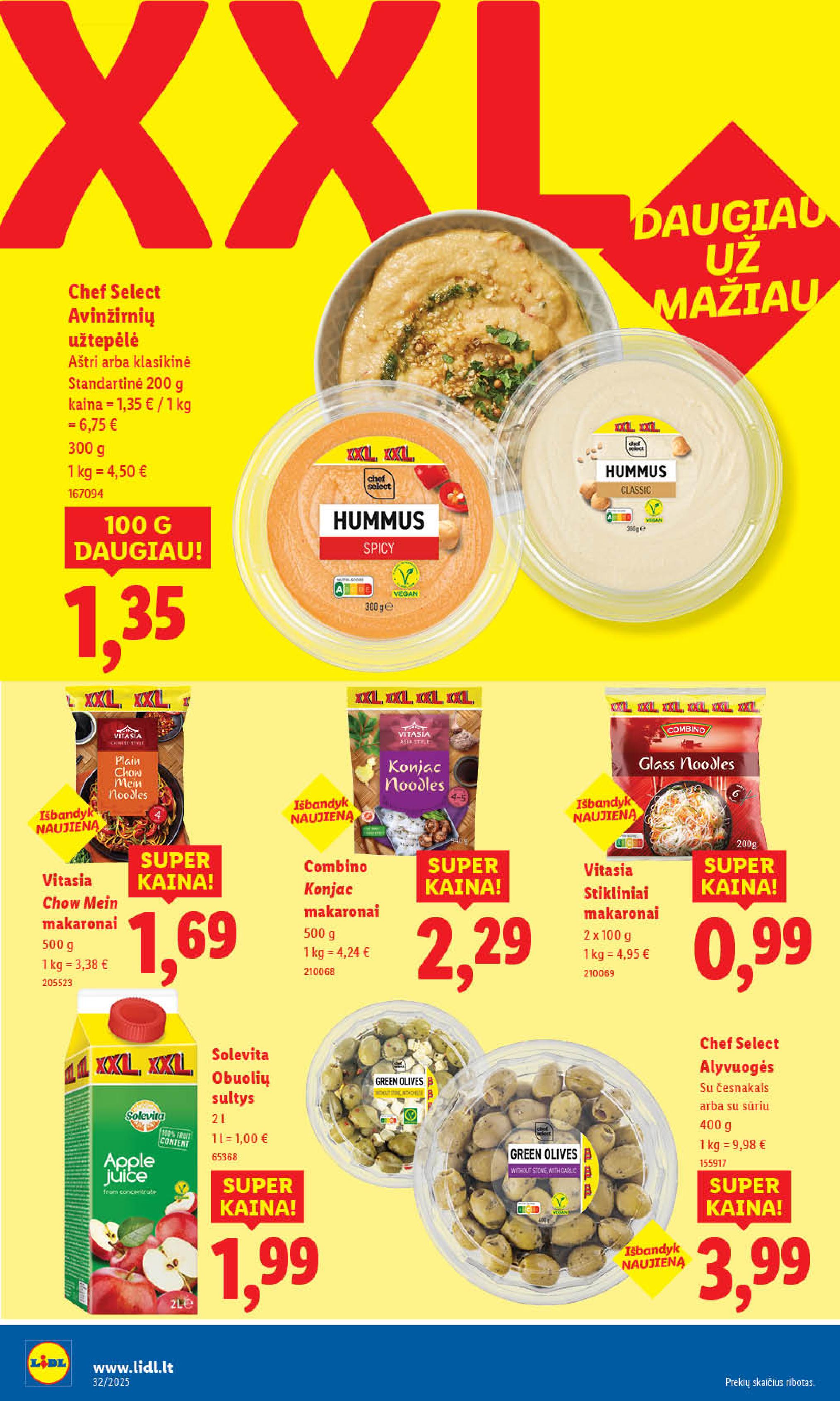 Naujausias LIDL kaininis katalogas 2025.08.04 - 2025.08.10