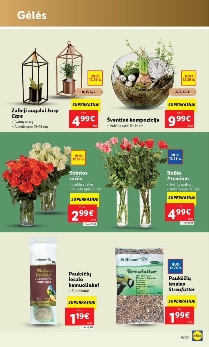 Naujausias LIDL kaininis katalogas 2023.12.26 - 2023.12.31