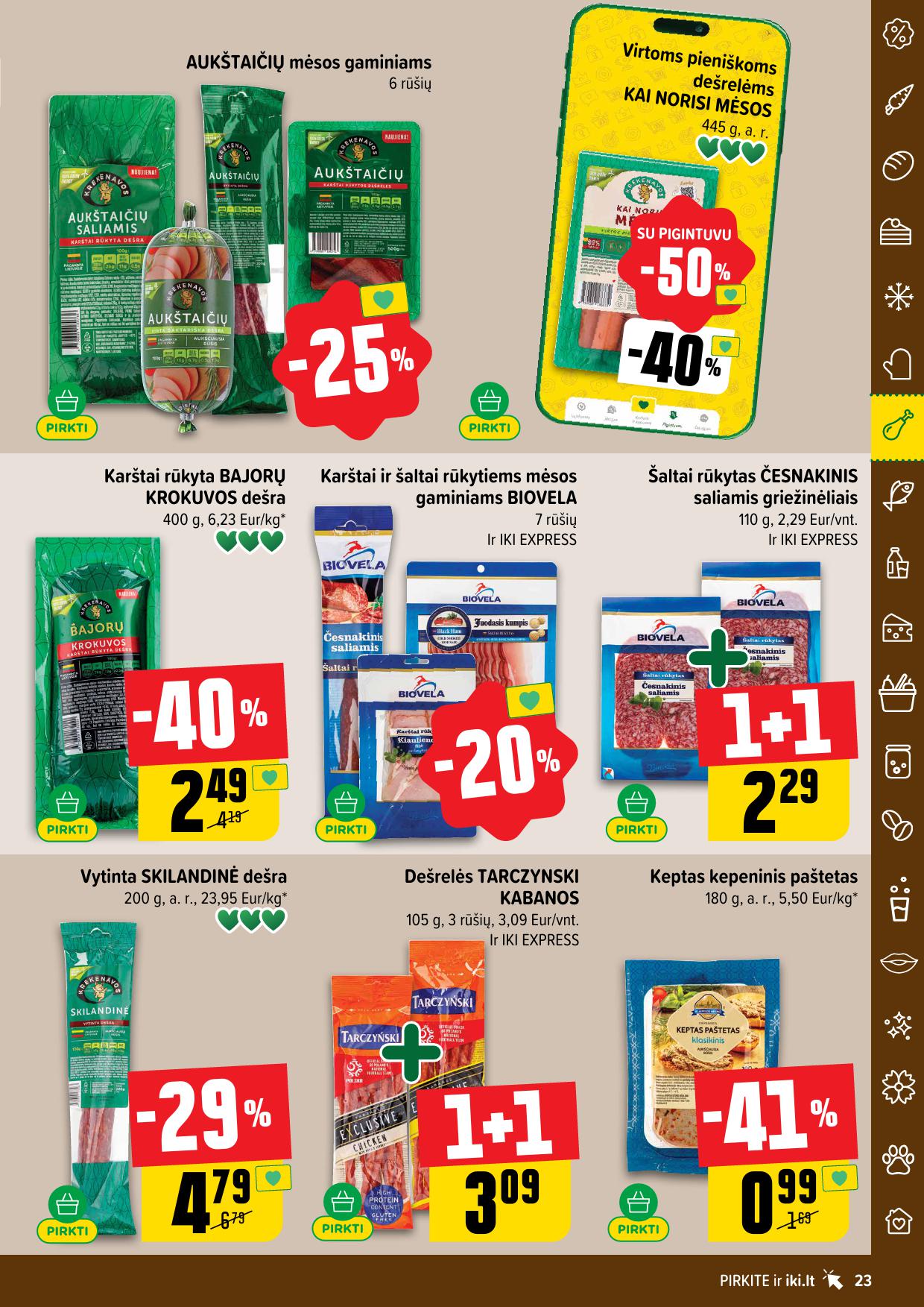 IKI SAVAITĖLĖ akcijų ir nuolaidų leidinys Nr.30 2025.07.21 - 2025.07.27
