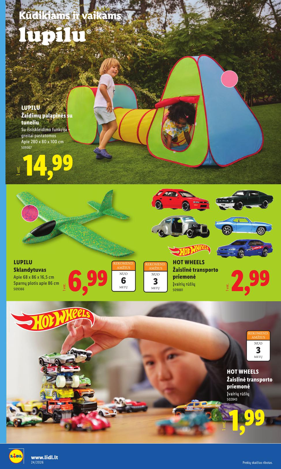 LIDL ne maisto prekių leidinys 2026.06.08 - 2026.06.14