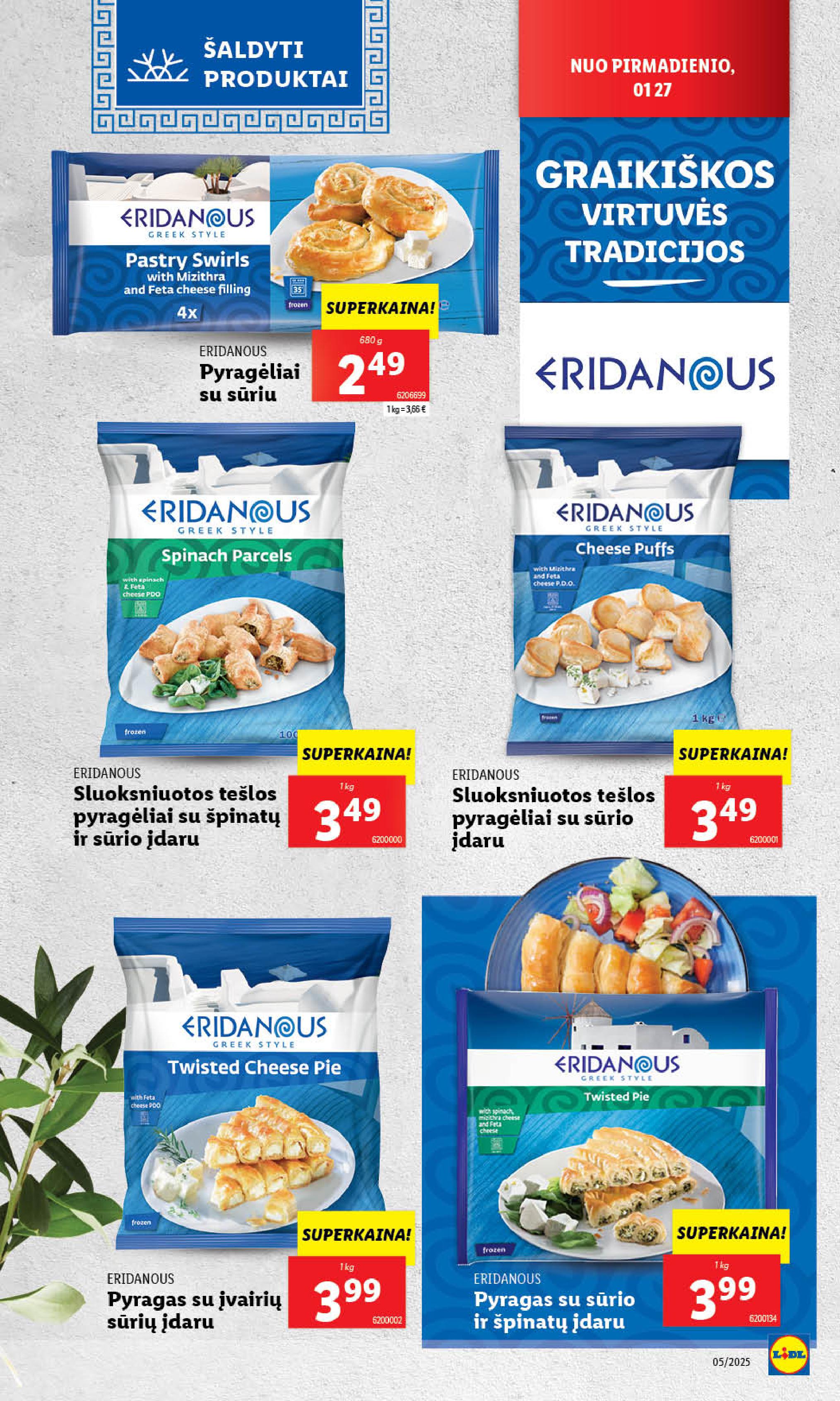 Naujausias LIDL kaininis katalogas 2025.01.27 - 2025.02.02