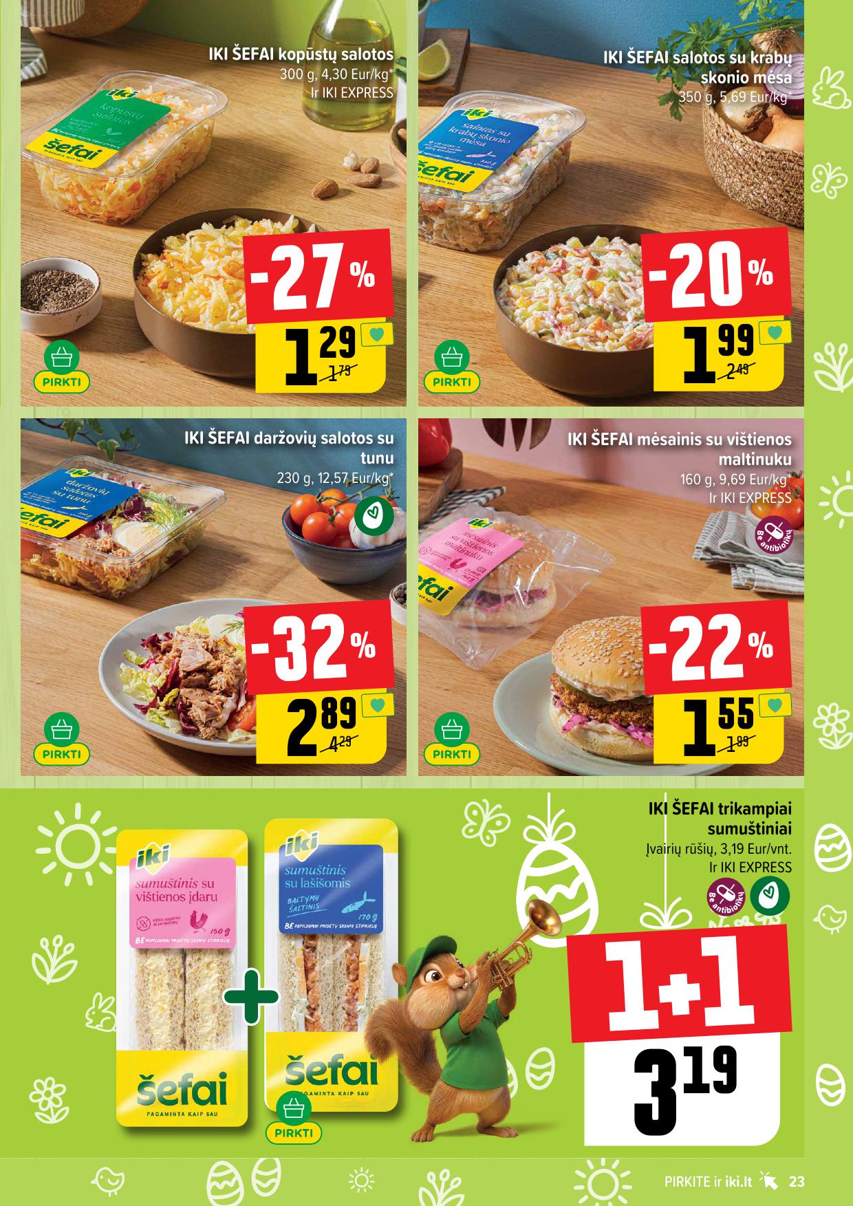 Naujausias IKI kaininis katalogas 2026.03.16 - 2026.03.22