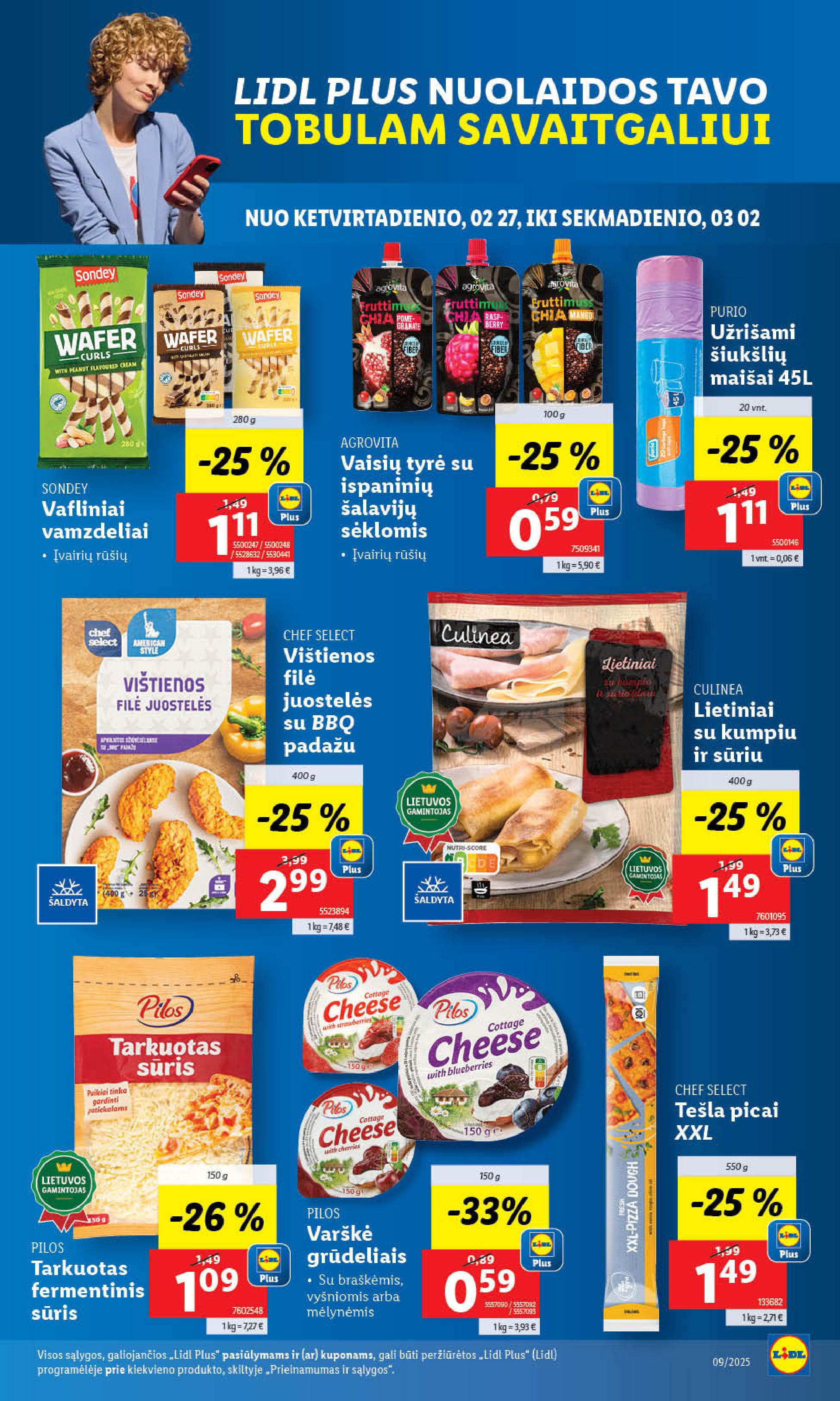 Naujausias LIDL kaininis katalogas 2025.02.24 - 2025.03.02