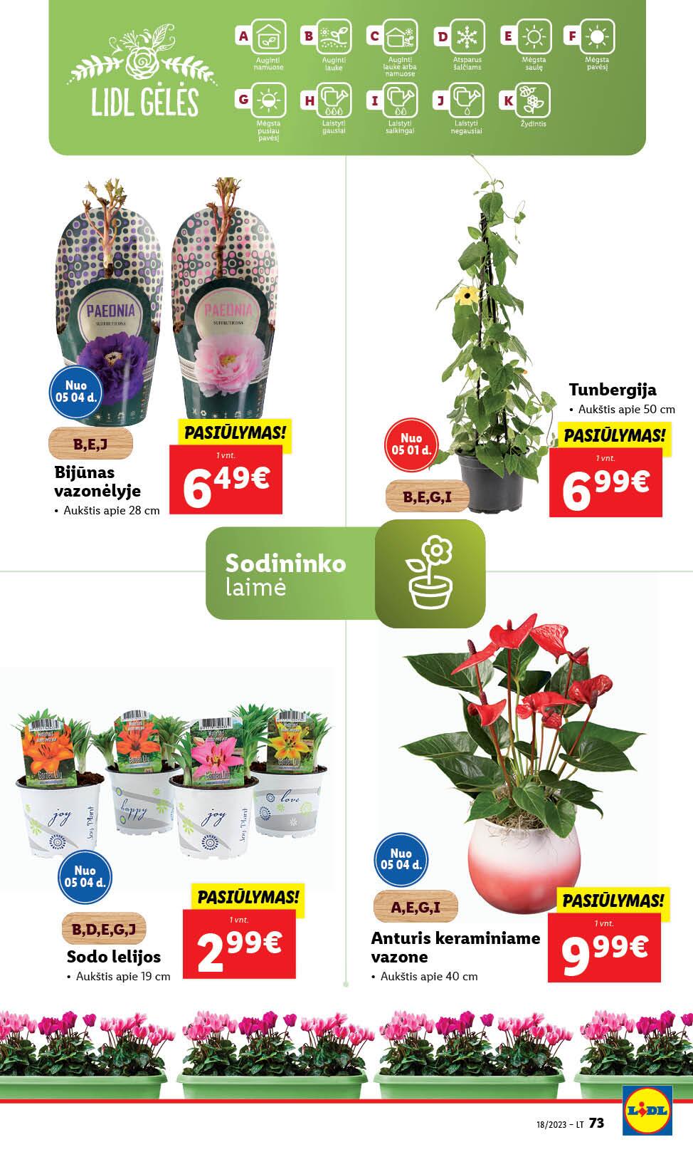 Naujausias LIDL kaininis katalogas 2023.05.01 - 2023.05.07