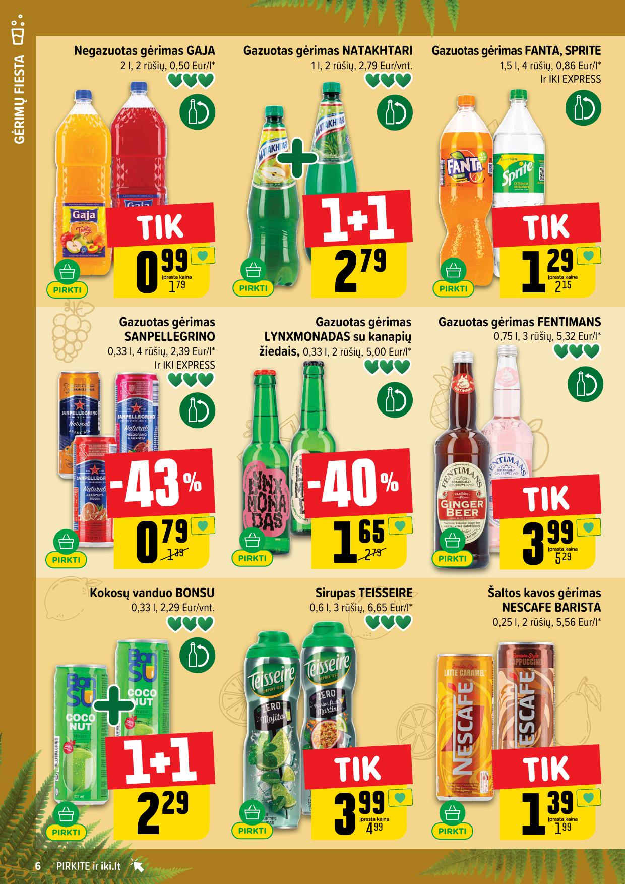 IKI SAVAITĖLĖ akcijų ir nuolaidų leidinys Nr.26 2025.06.23 - 2025.06.29