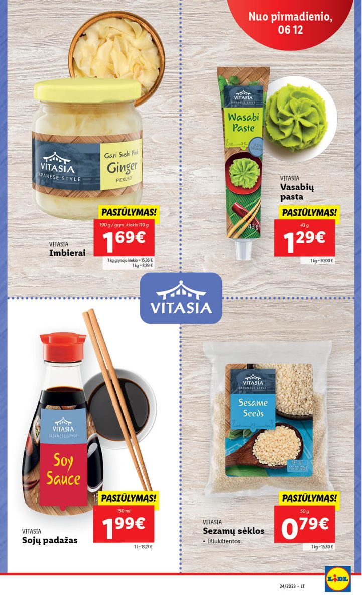 Naujausias LIDL kaininis katalogas 2023.06.12 - 2023.06.18