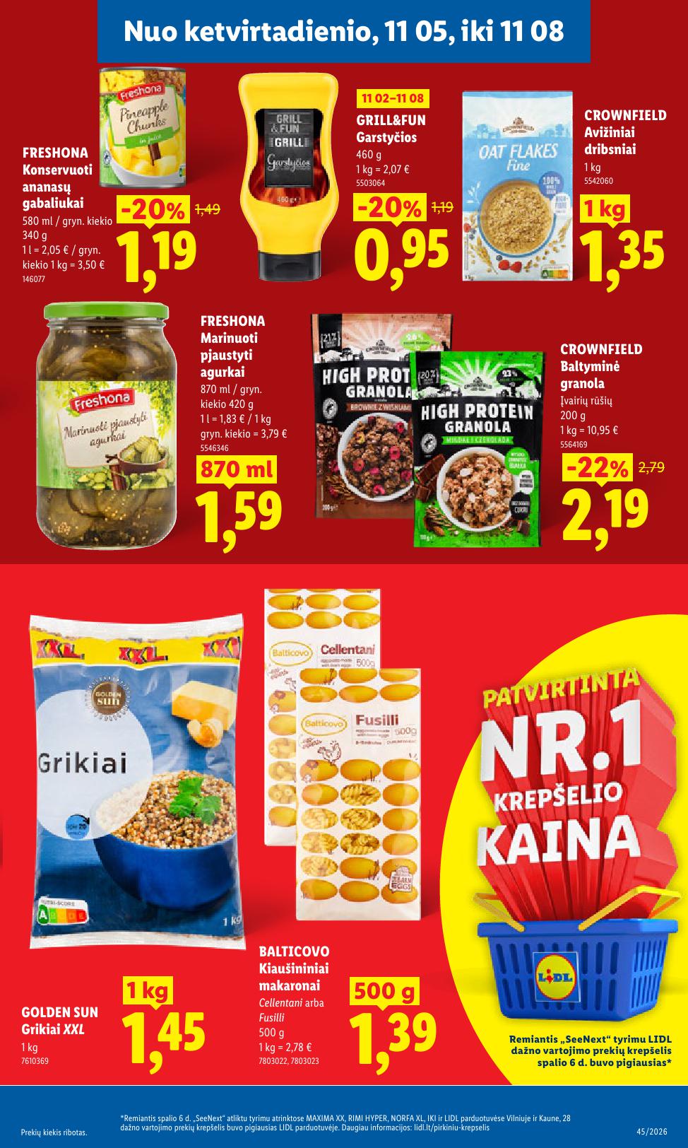 Naujausias LIDL kaininis katalogas 2026.11.02 - 2026.11.08