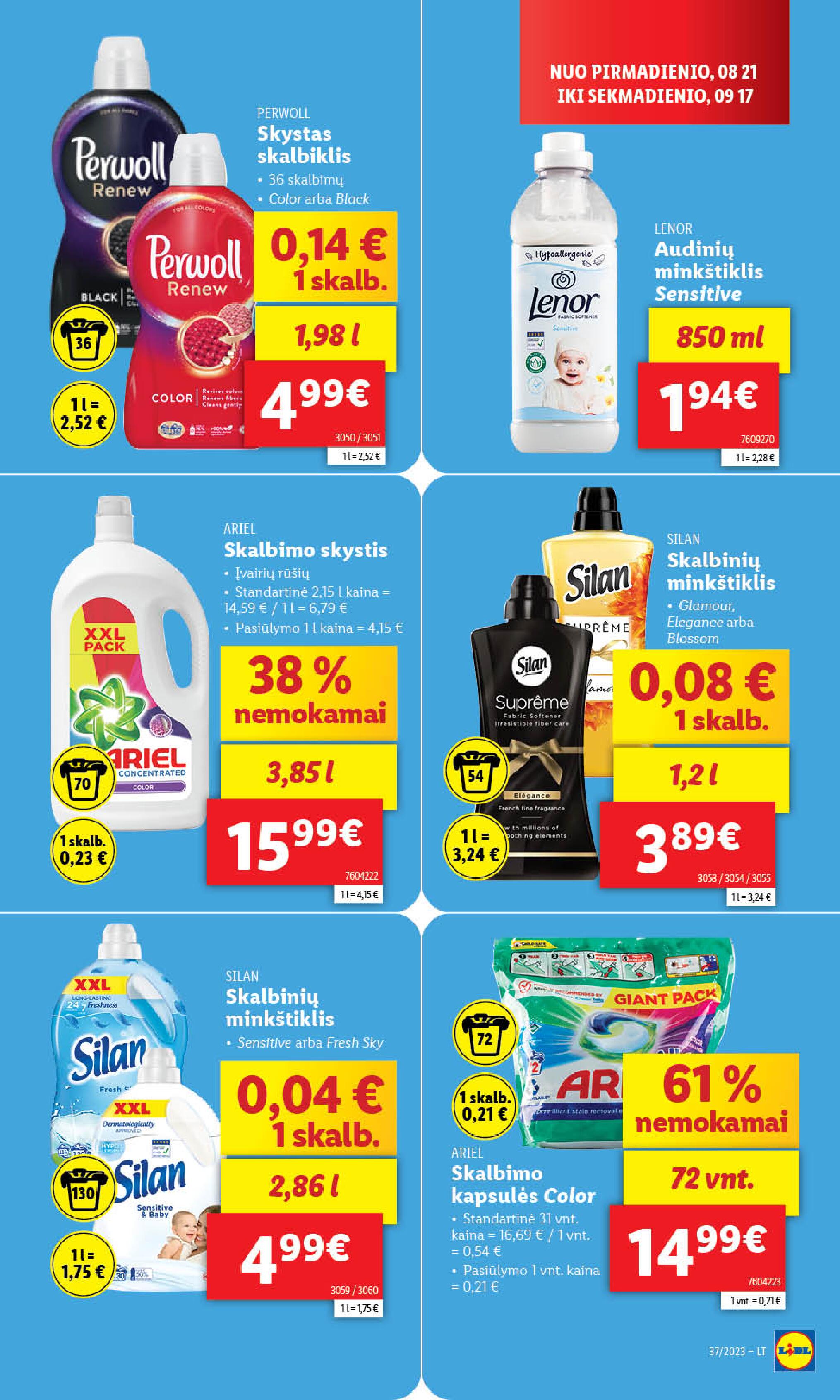 Naujausias LIDL kaininis katalogas 2023.09.11 - 2023.09.17