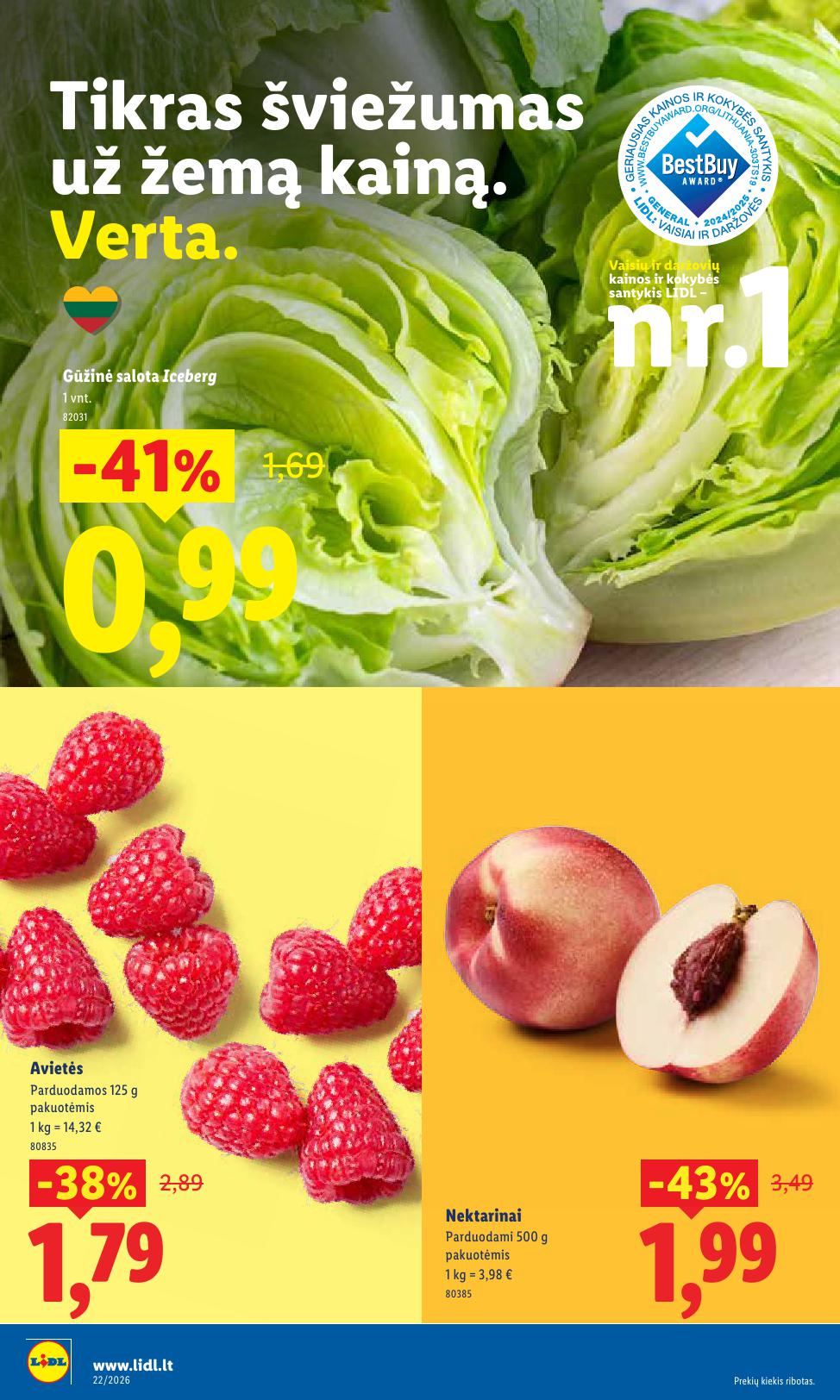 Naujas LIDL leidinys nuo 2026.05.25 iki 2026.05.31