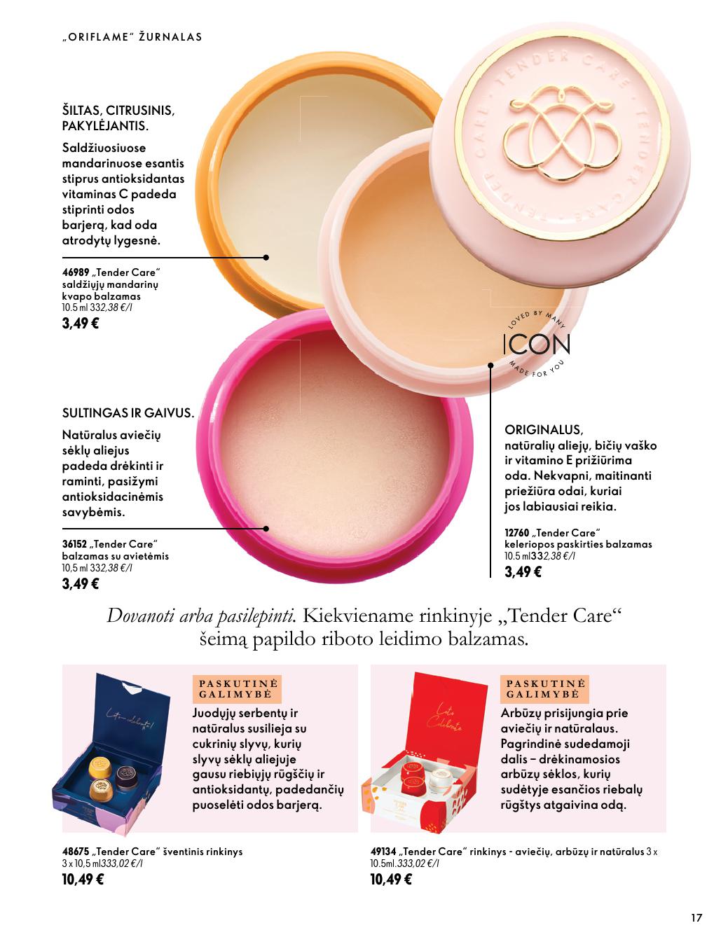 Naujas ORIFLAME katalogas galioja 2026.10.07 - 2026.11.17