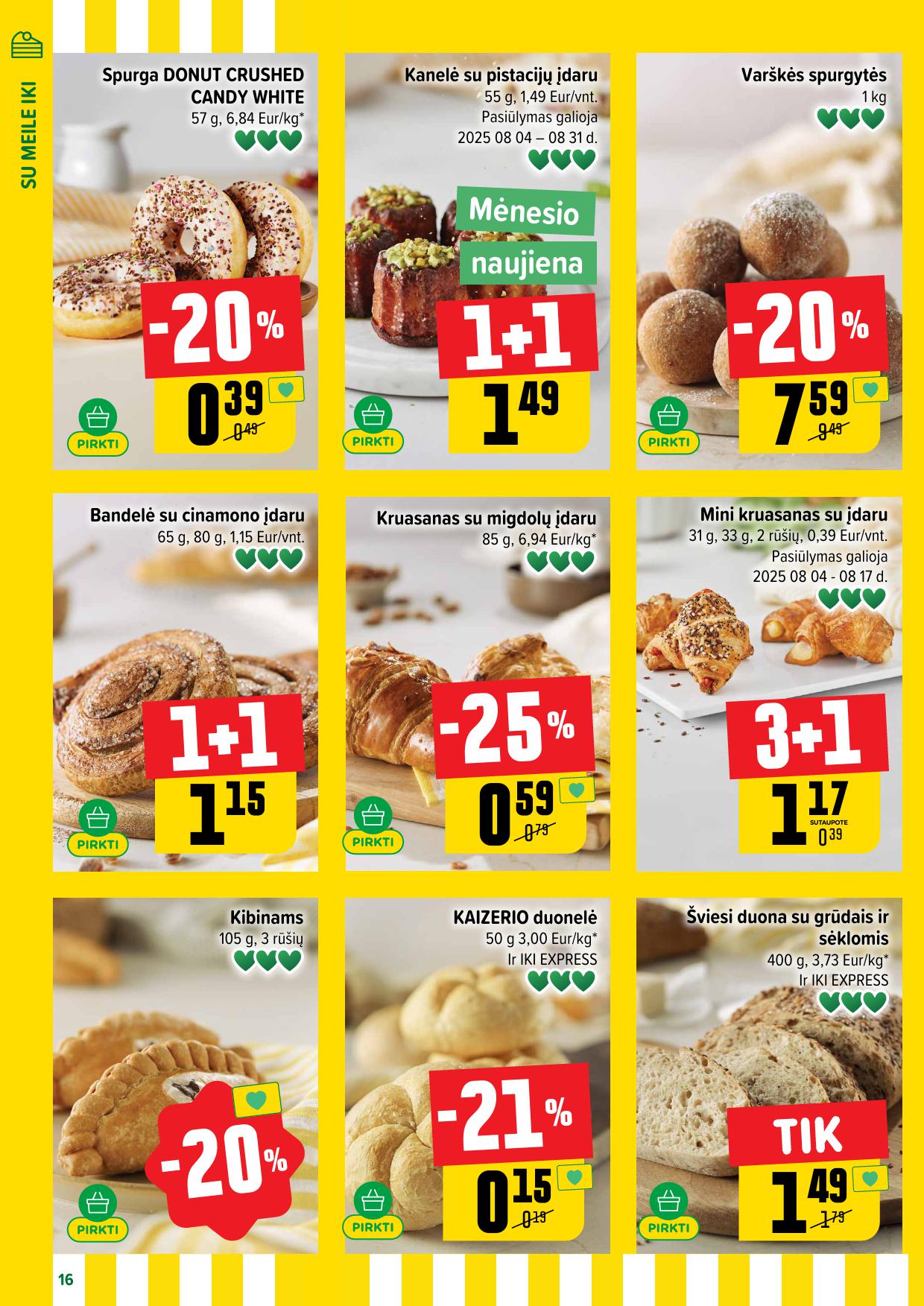 IKI SAVAITĖLĖ akcijų ir nuolaidų leidinys Nr.32 2025.08.04 - 2025.08.10