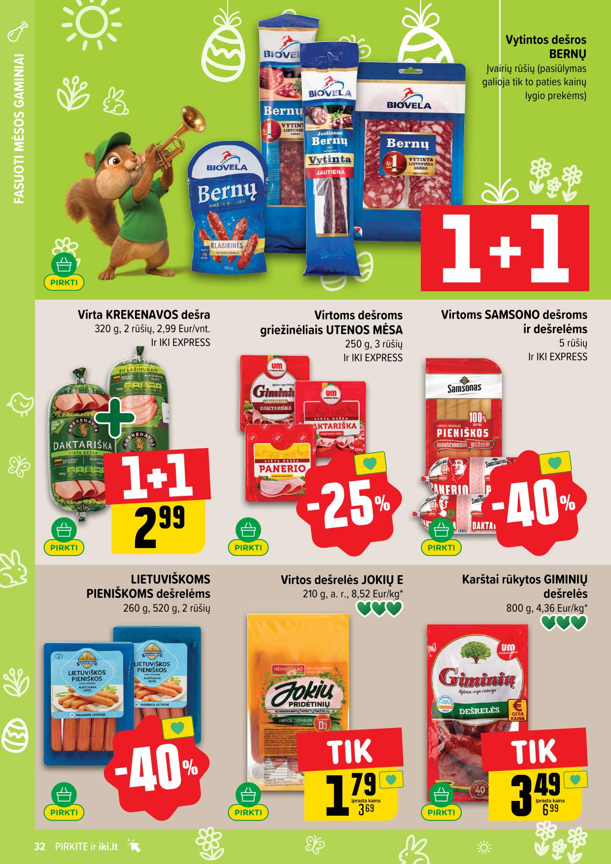 Naujausias IKI kaininis katalogas 2026.03.30 - 2026.04.04