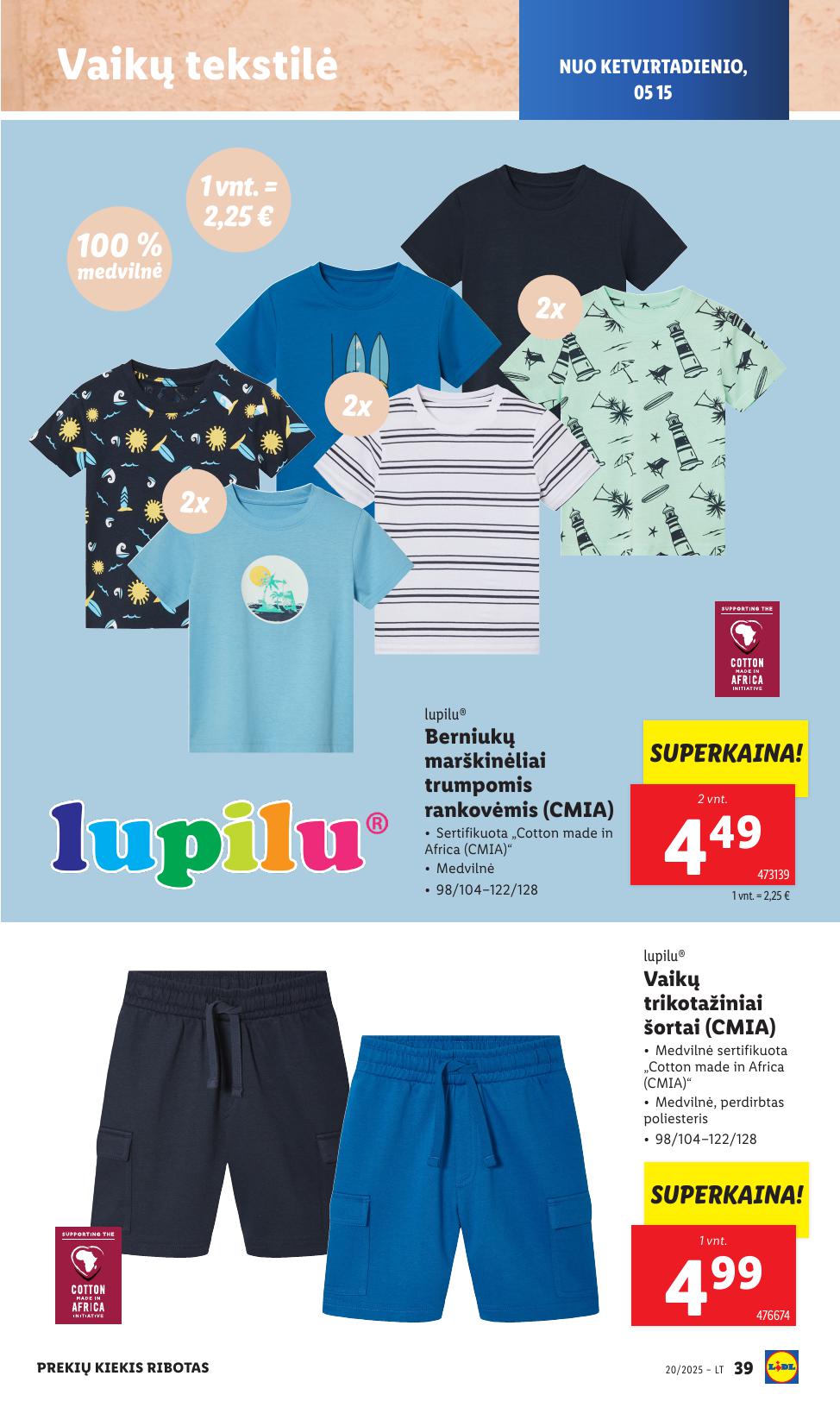 LIDL ne maisto prekių leidinys 2025.05.12 - 2025.05.18