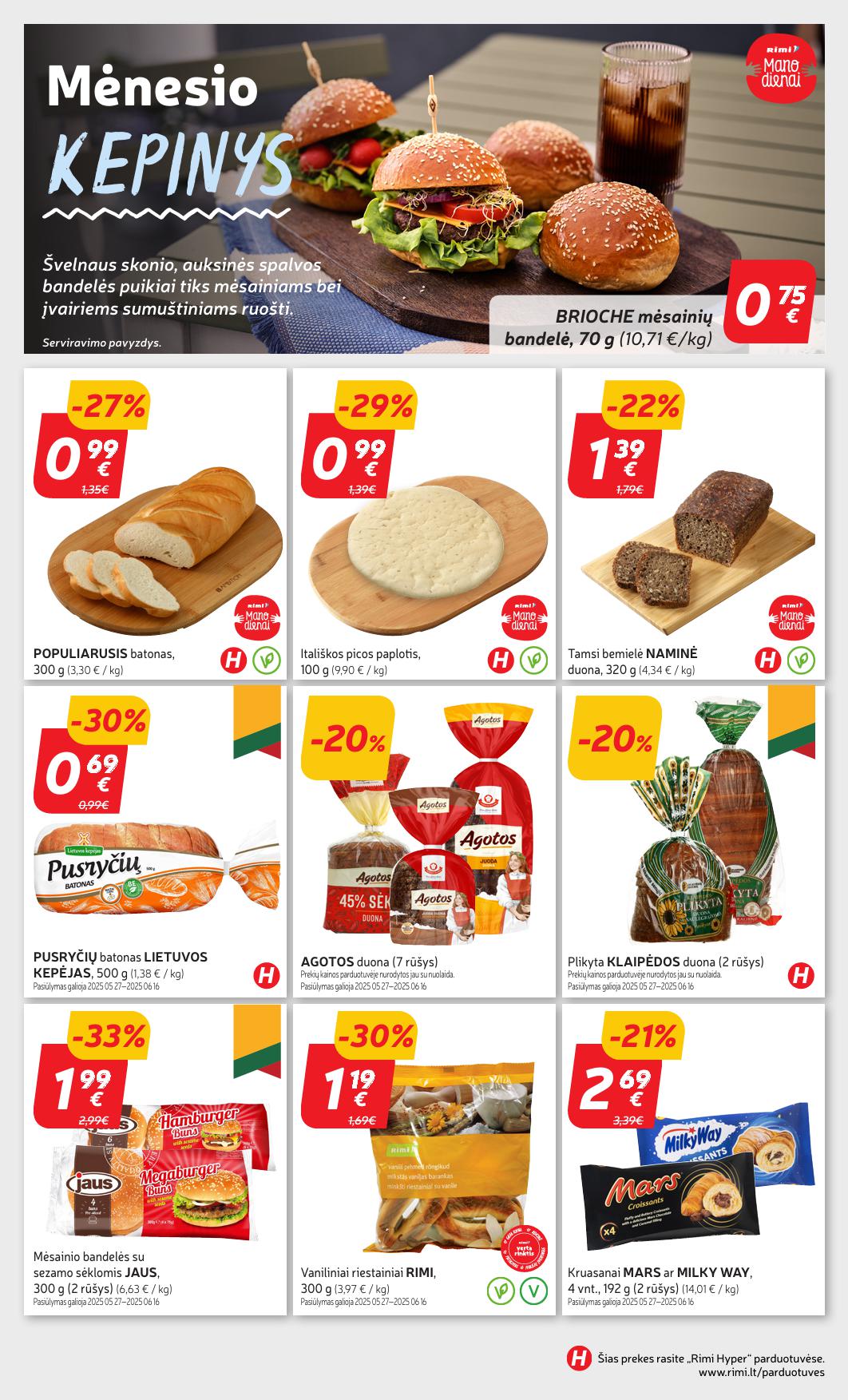 RIMI nuolaidų ir akcijų leidinys Nr.23 nuo 2025.06.03 iki 2025.06.09
