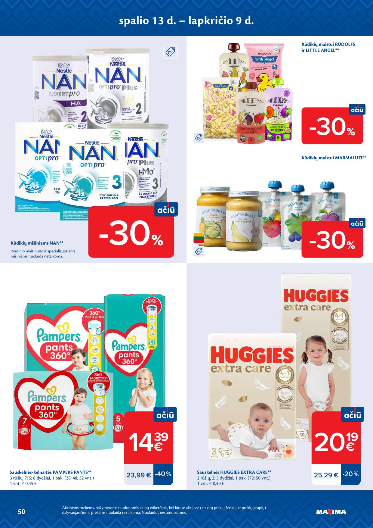 Naujausias MAXIMA kaininis katalogas 2026.10.27 - 2026.11.02