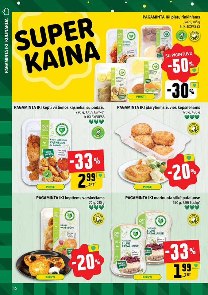 Naujausias IKI kaininis katalogas 2024.12.30 - 2025.01.05