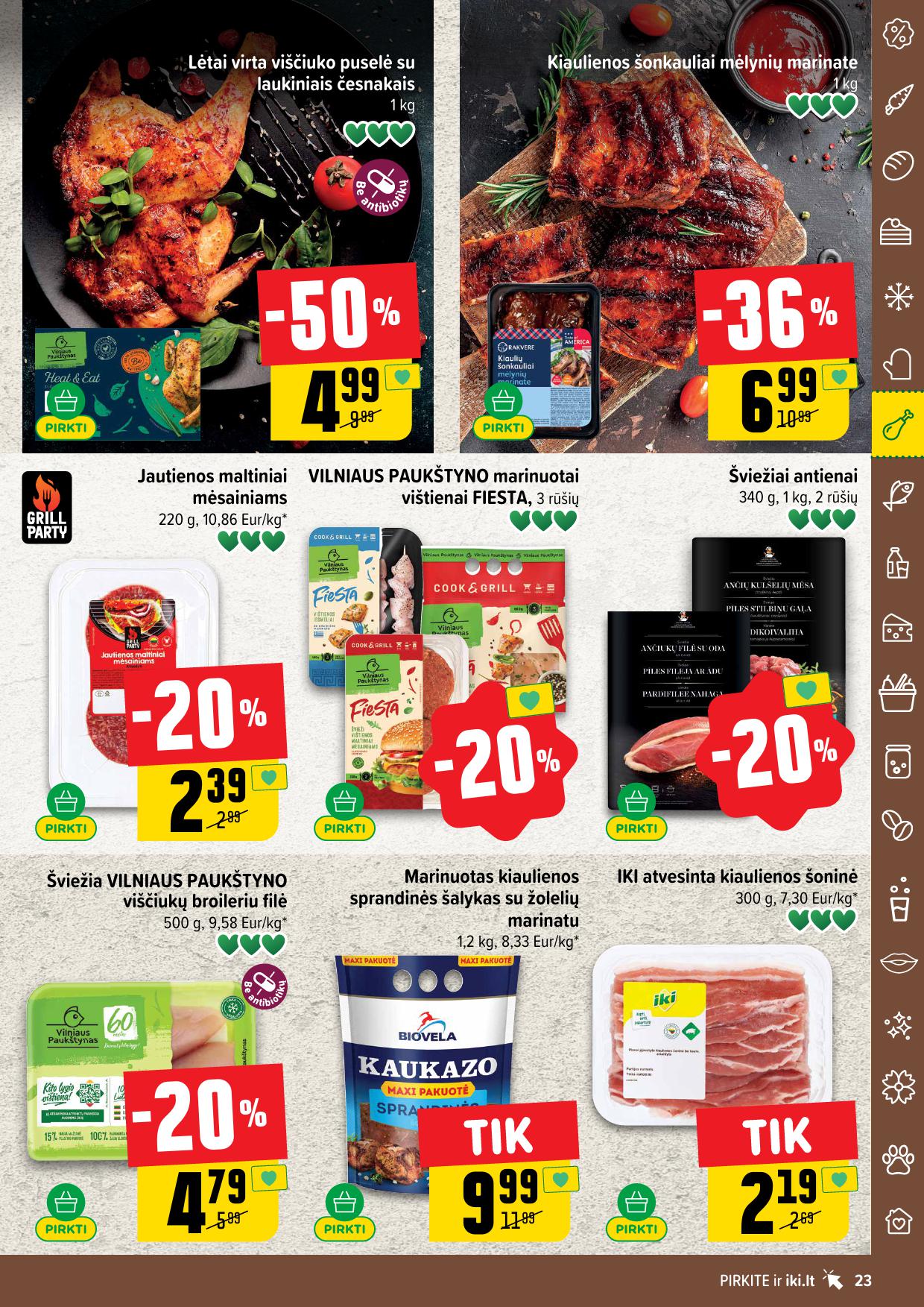 IKI SAVAITĖLĖ akcijų ir nuolaidų leidinys Nr.27 2025.06.30 - 2025.07.06