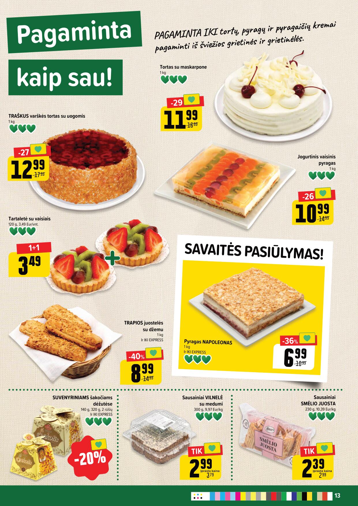 Naujausias IKI kaininis katalogas 2024.01.15 - 2024.01.21