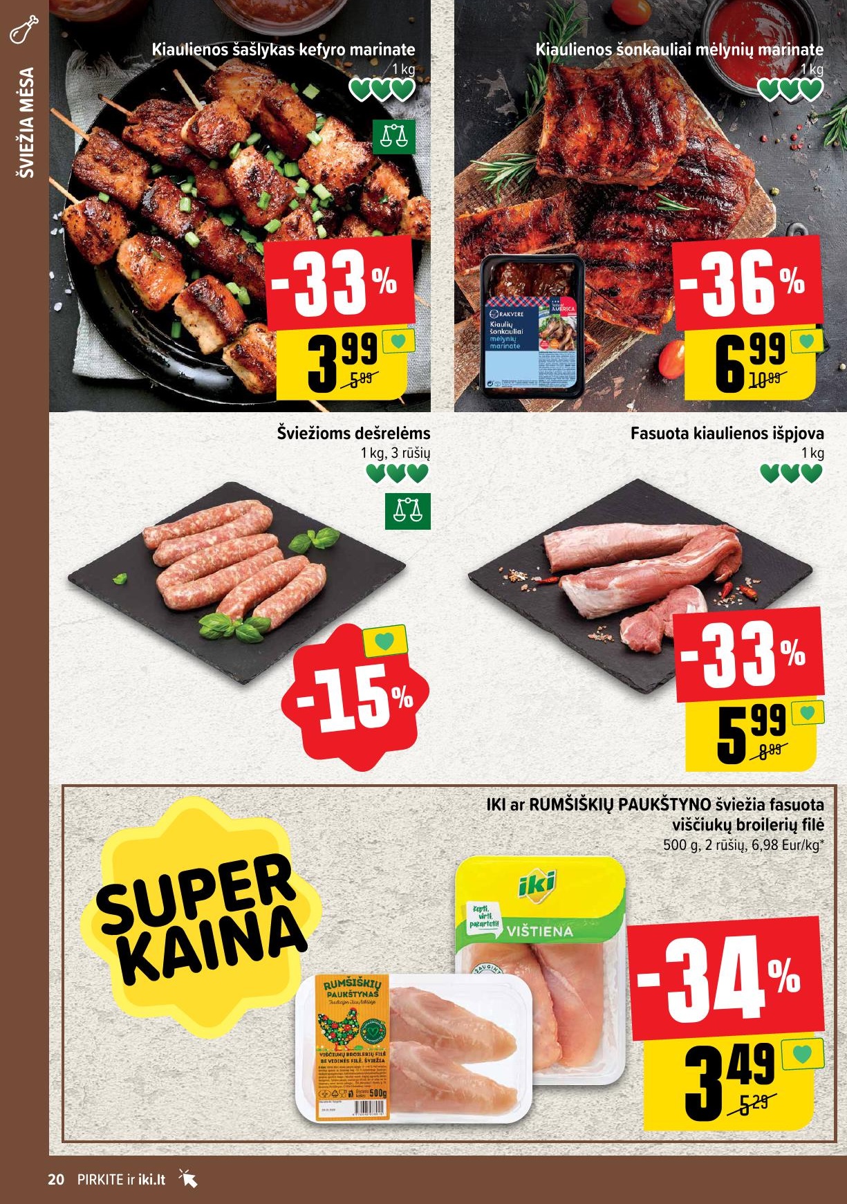 Naujausias IKI kaininis katalogas 2025.08.11 - 2025.08.17