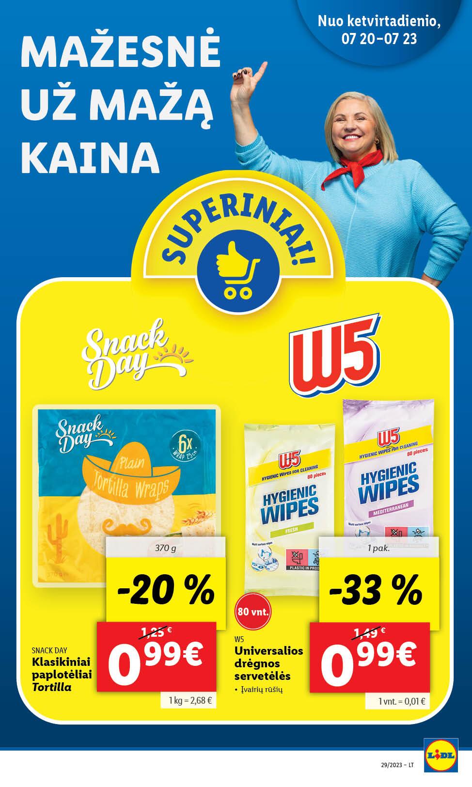Naujausias LIDL kaininis katalogas 2023.07.17 - 2023.07.23