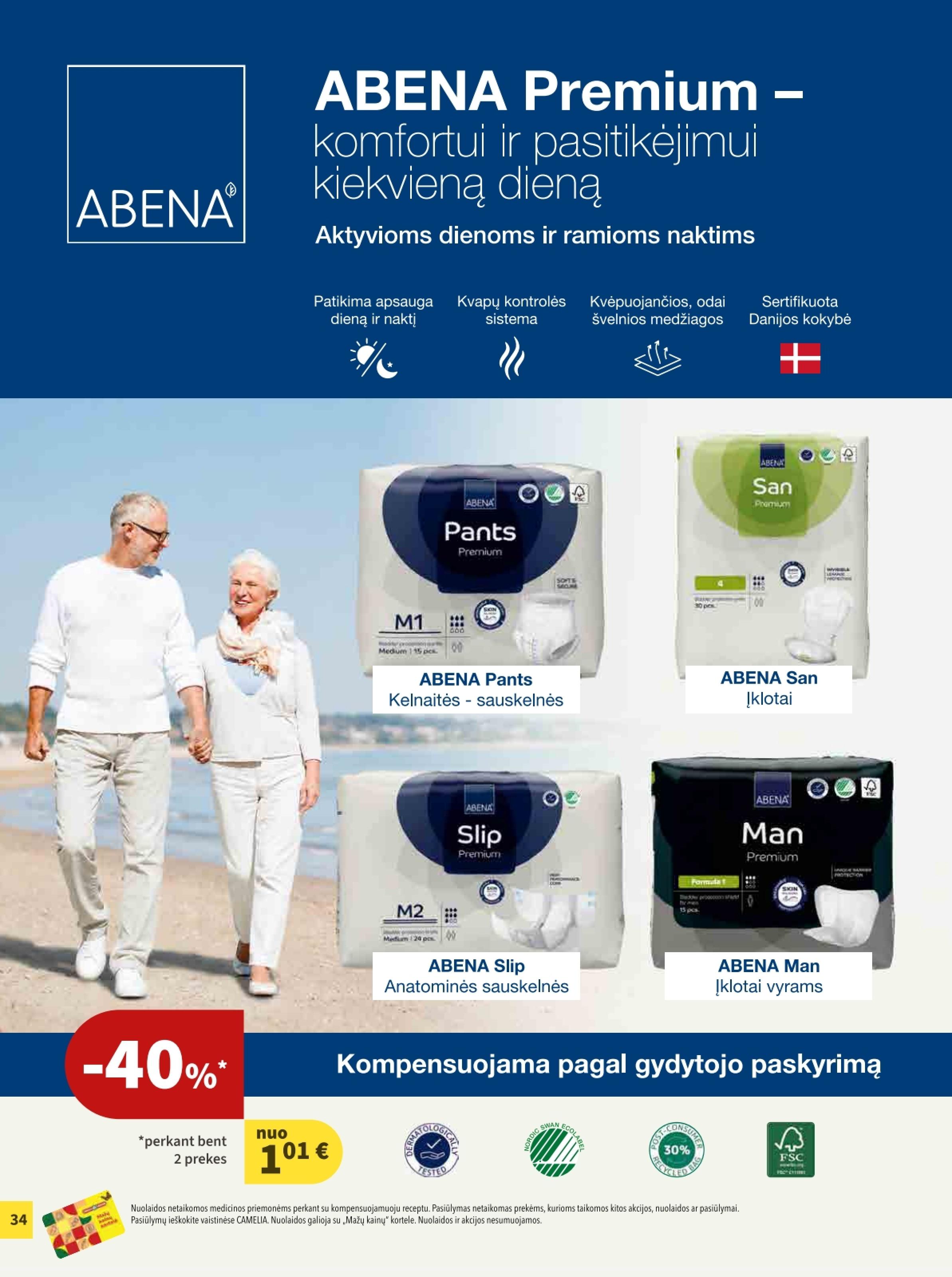 CAMELIA vaistinės akcijų leidinys 2026.08.01 - 2026.08.31