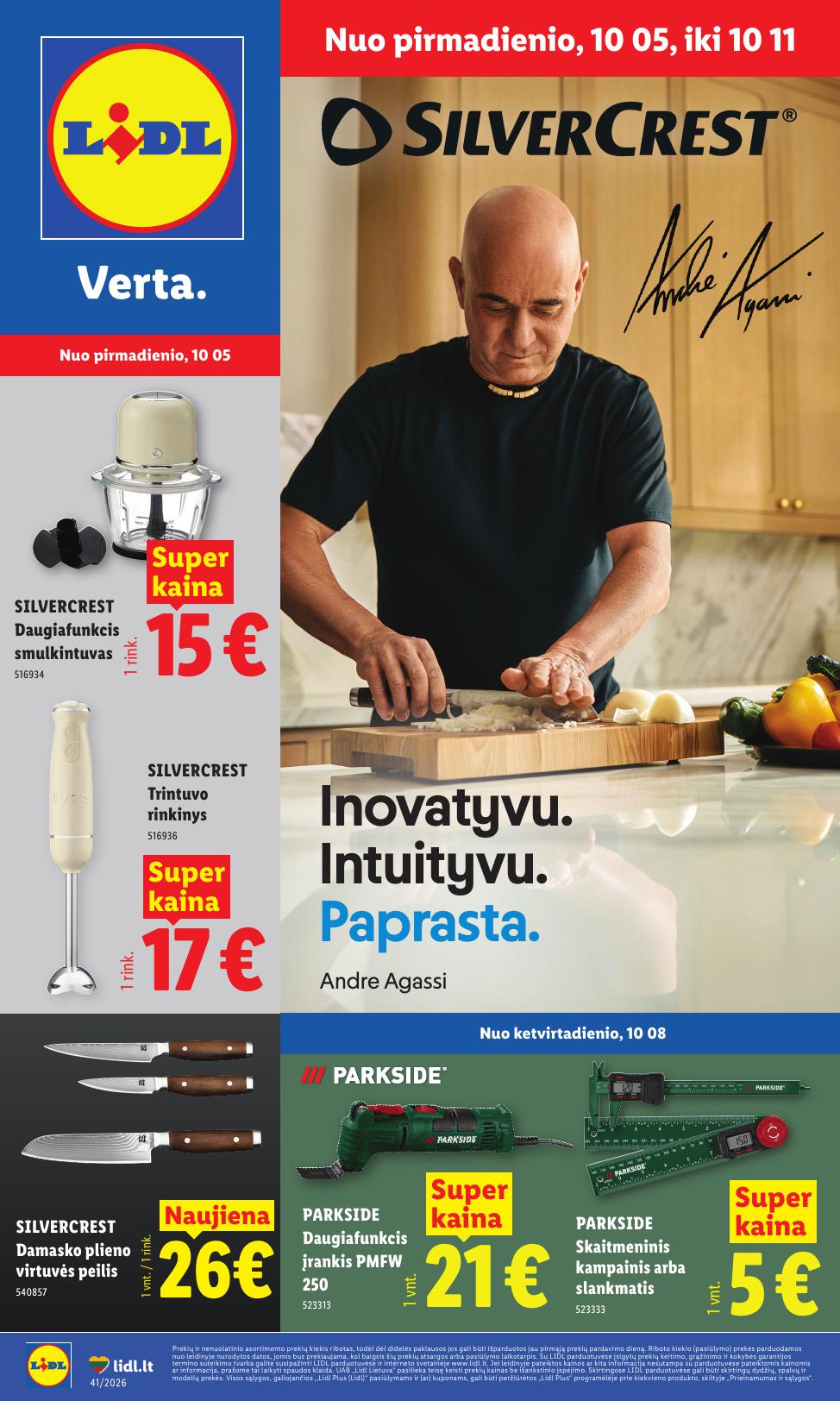LIDL ne maisto prekių leidinys 2026.10.05 - 2026.10.11