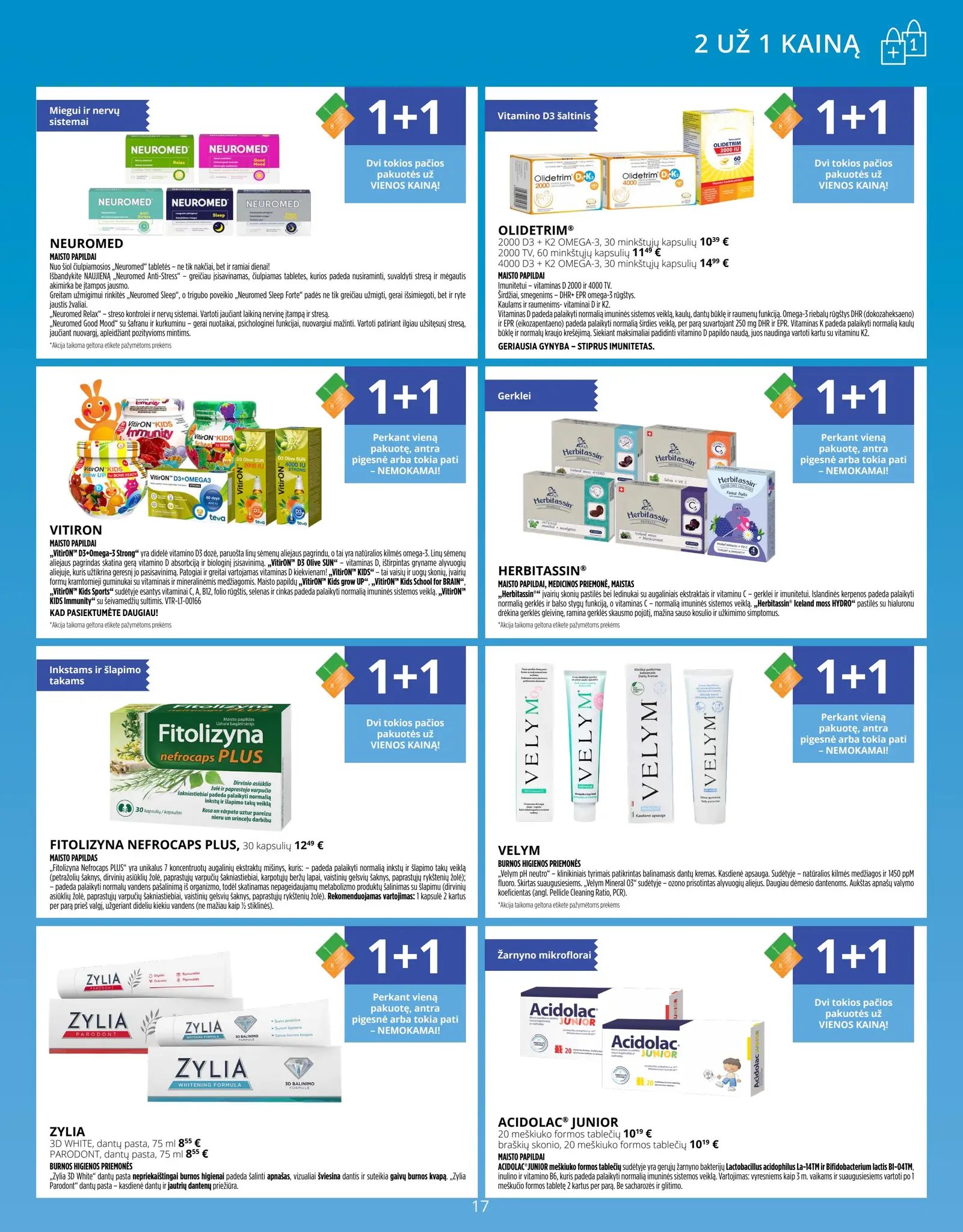 Naujas GINTARINĖS vaistinės leidinys nuo 2026.04.01 iki 2026.04.30