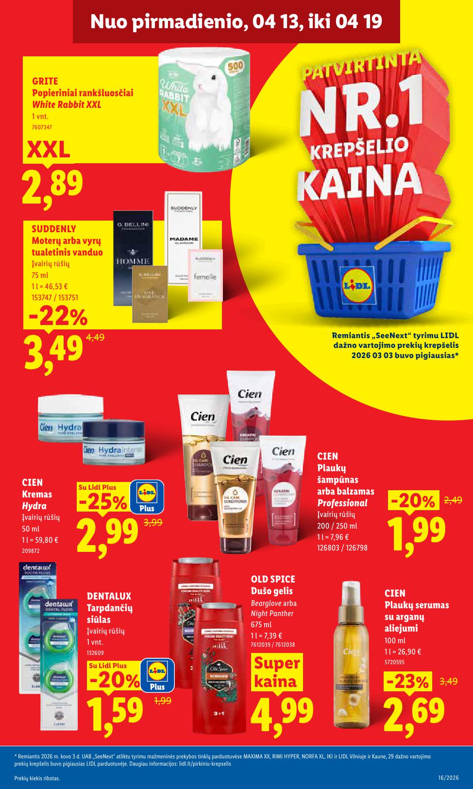 Naujausias LIDL kaininis katalogas 2026.04.13 - 2026.04.19