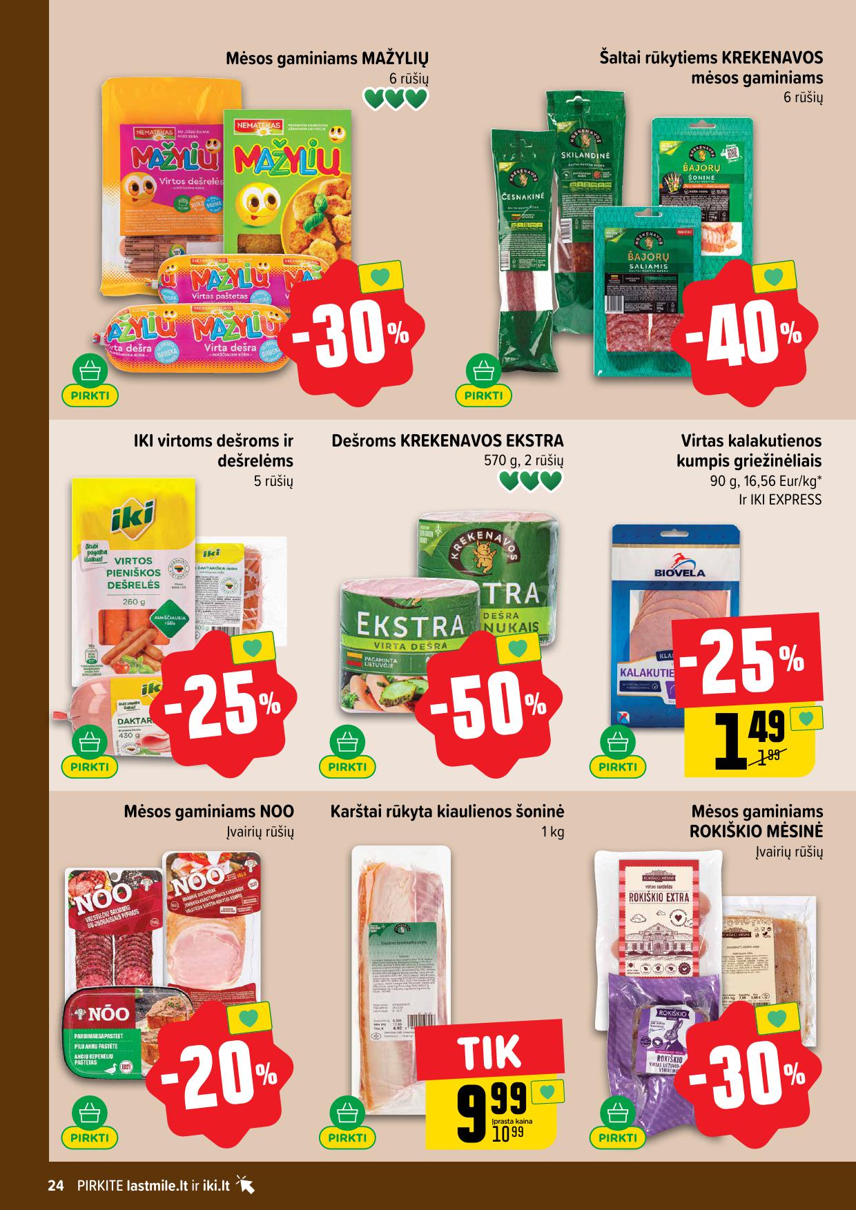 Naujausias IKI kaininis katalogas 2026.10.12 - 2026.10.18