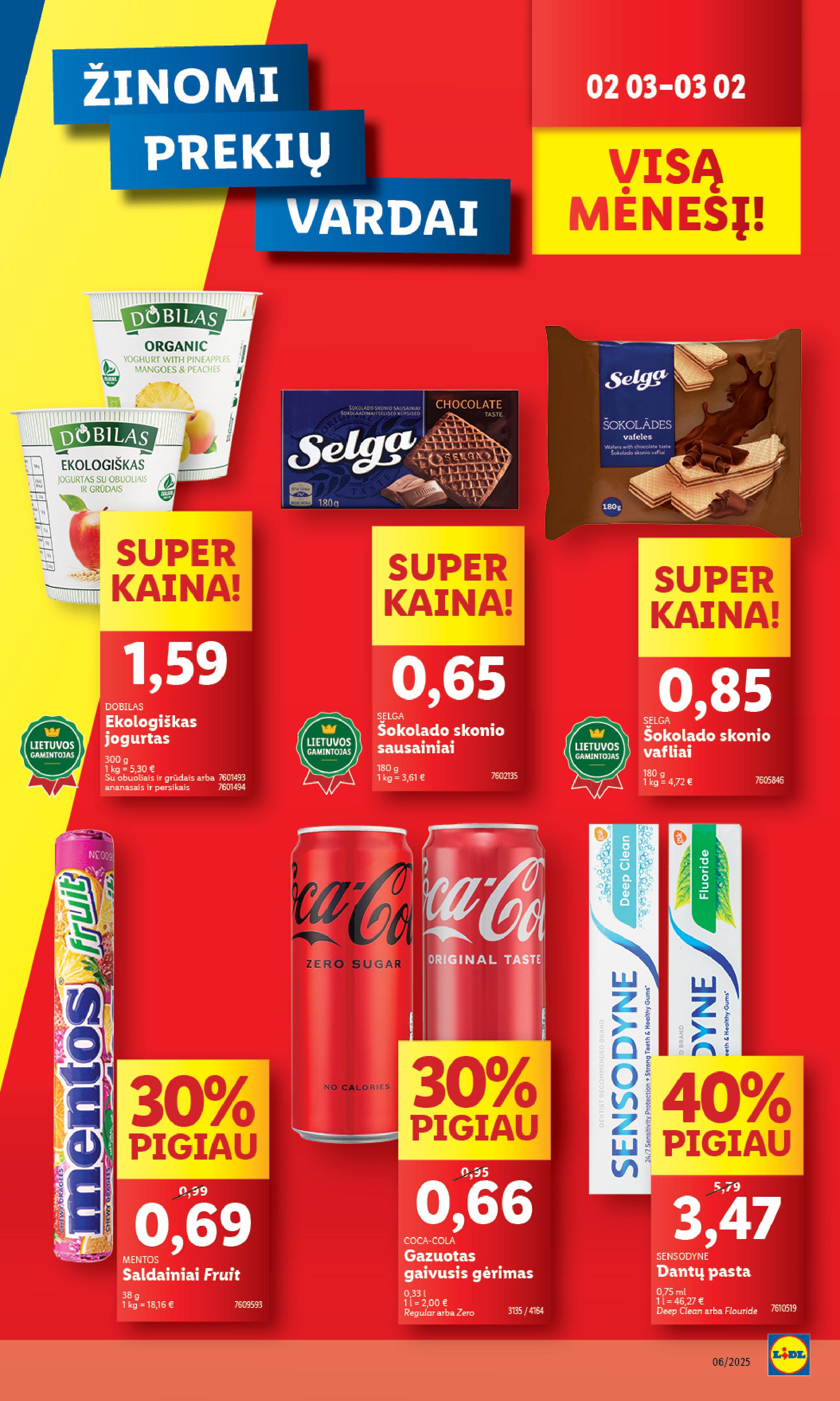 Naujausias LIDL kaininis katalogas 2025.02.03 - 2025.02.09