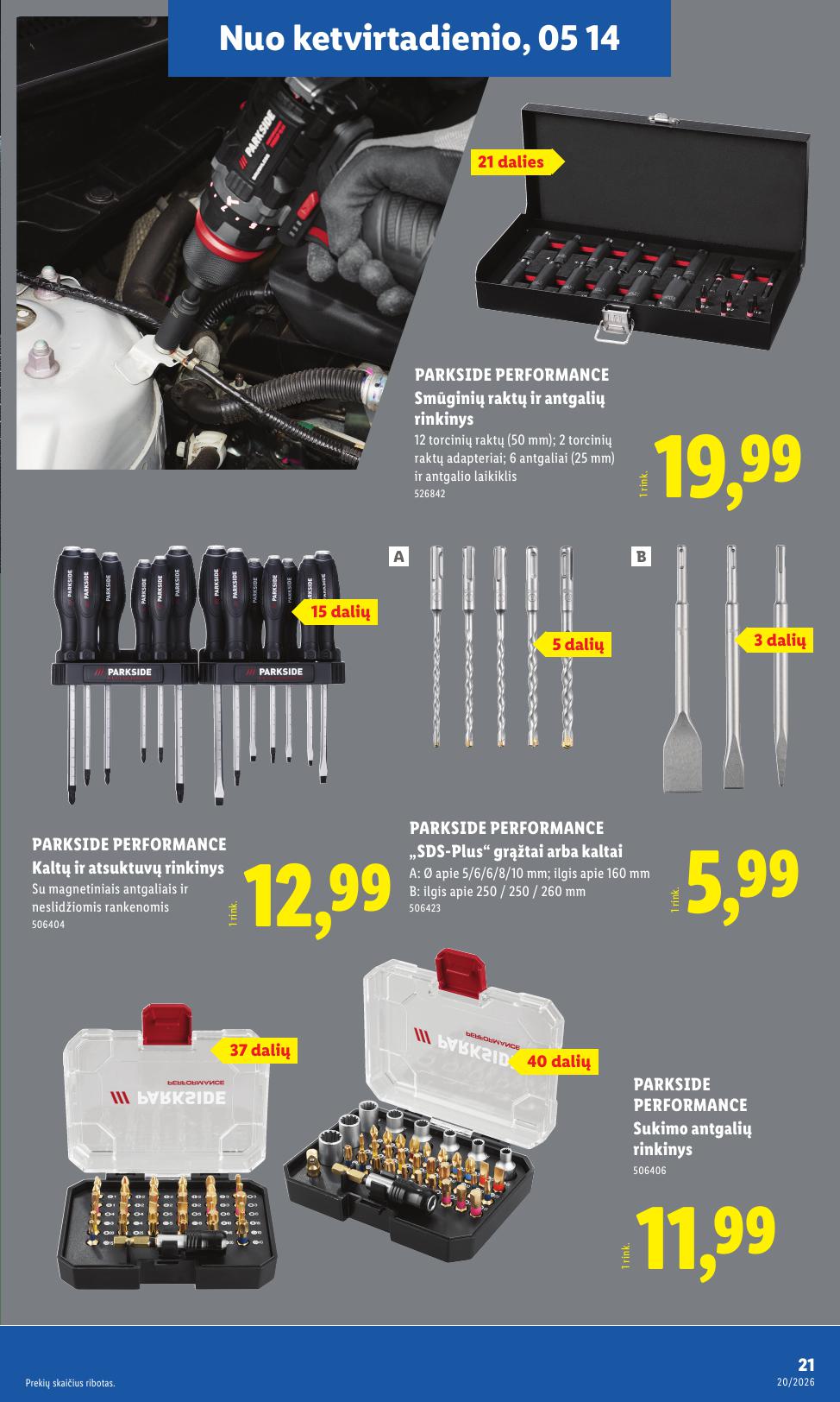 LIDL ne maisto prekių leidinys 2026.05.11 - 2026.05.17