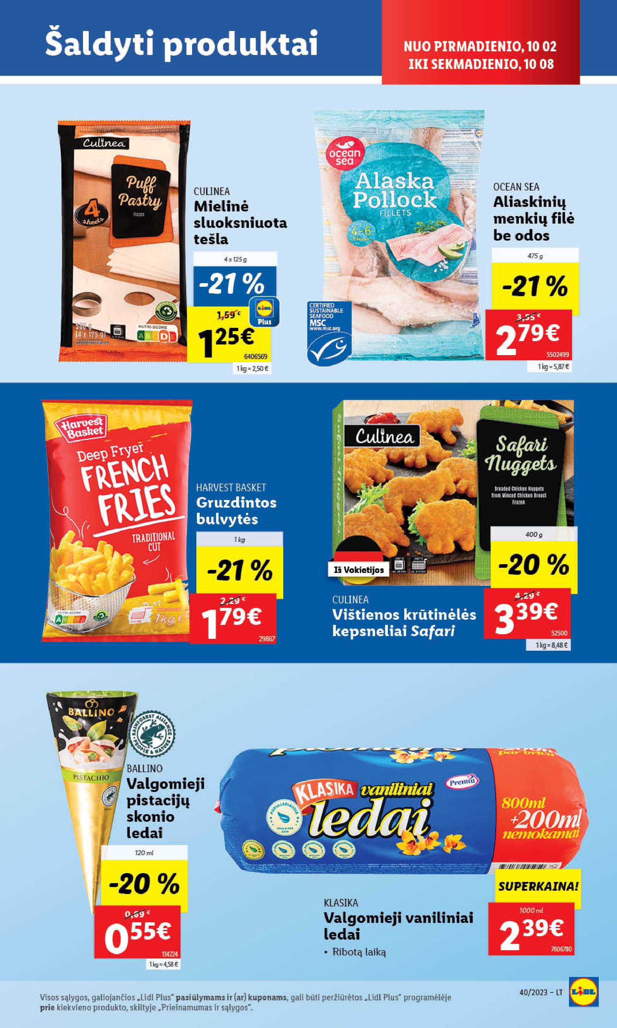 Naujausias LIDL kaininis katalogas 2023.10.02 - 2023.10.08