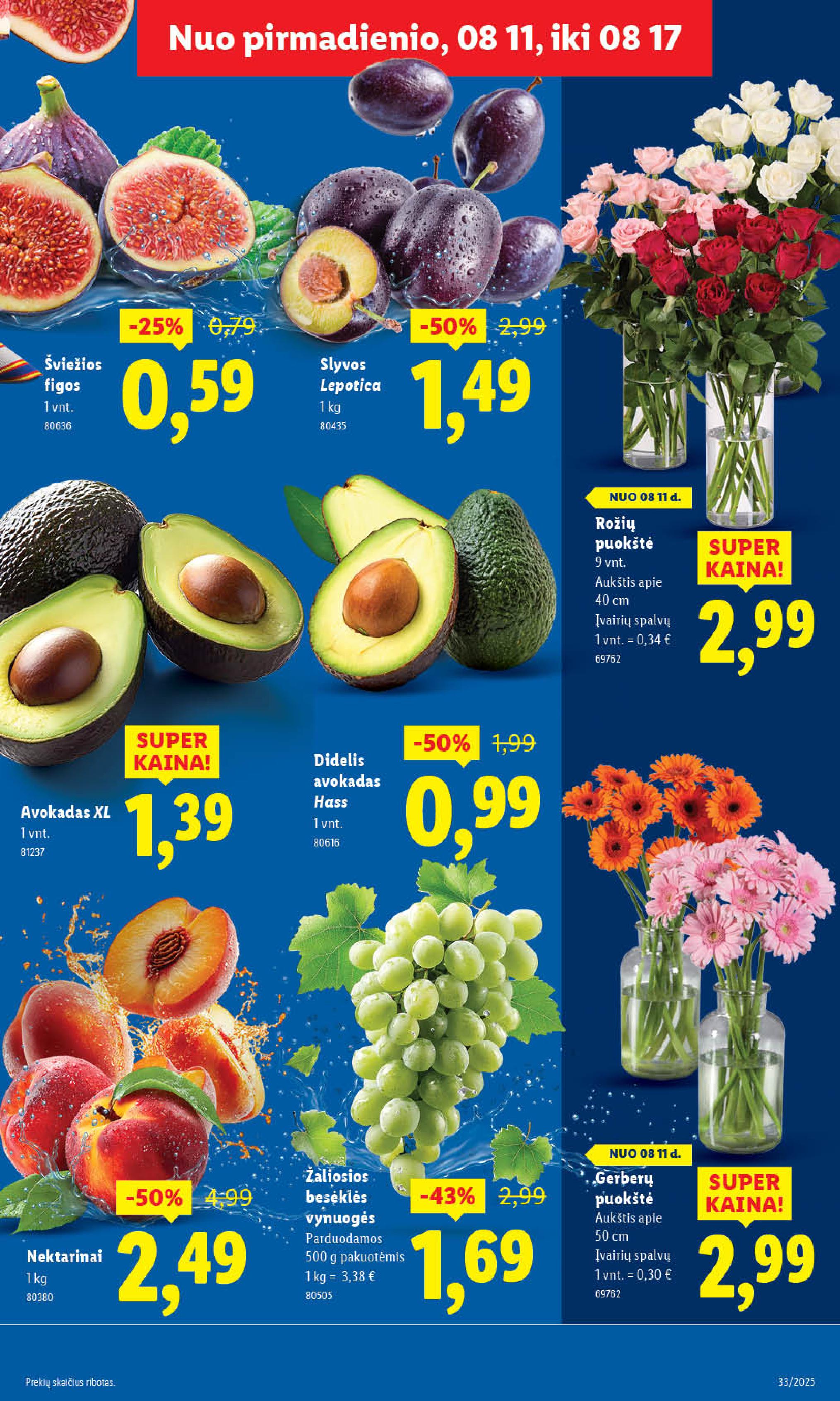 Naujausias LIDL kaininis katalogas 2025.08.11 - 2025.08.17