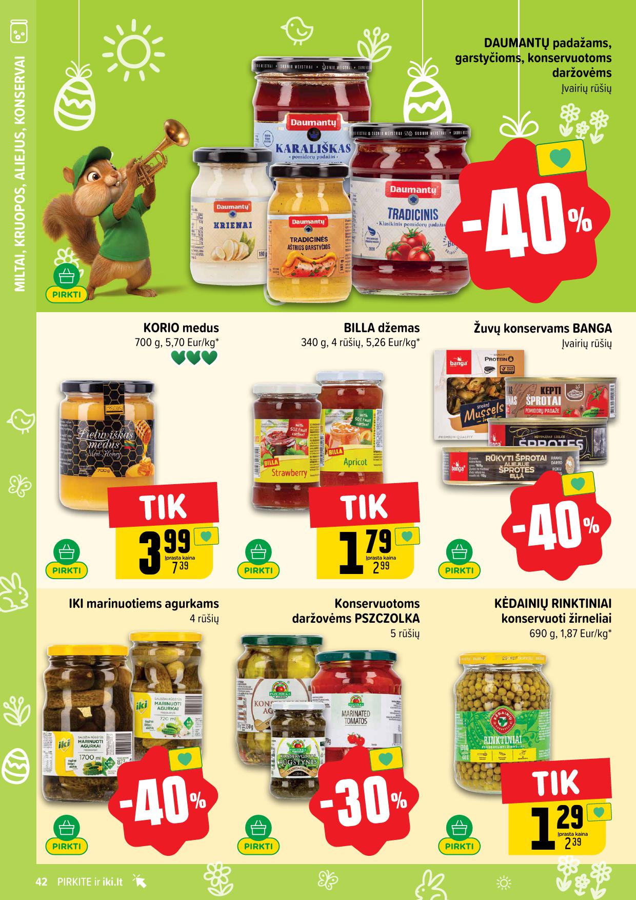 Naujausias IKI kaininis katalogas 2026.03.23 - 2026.03.29