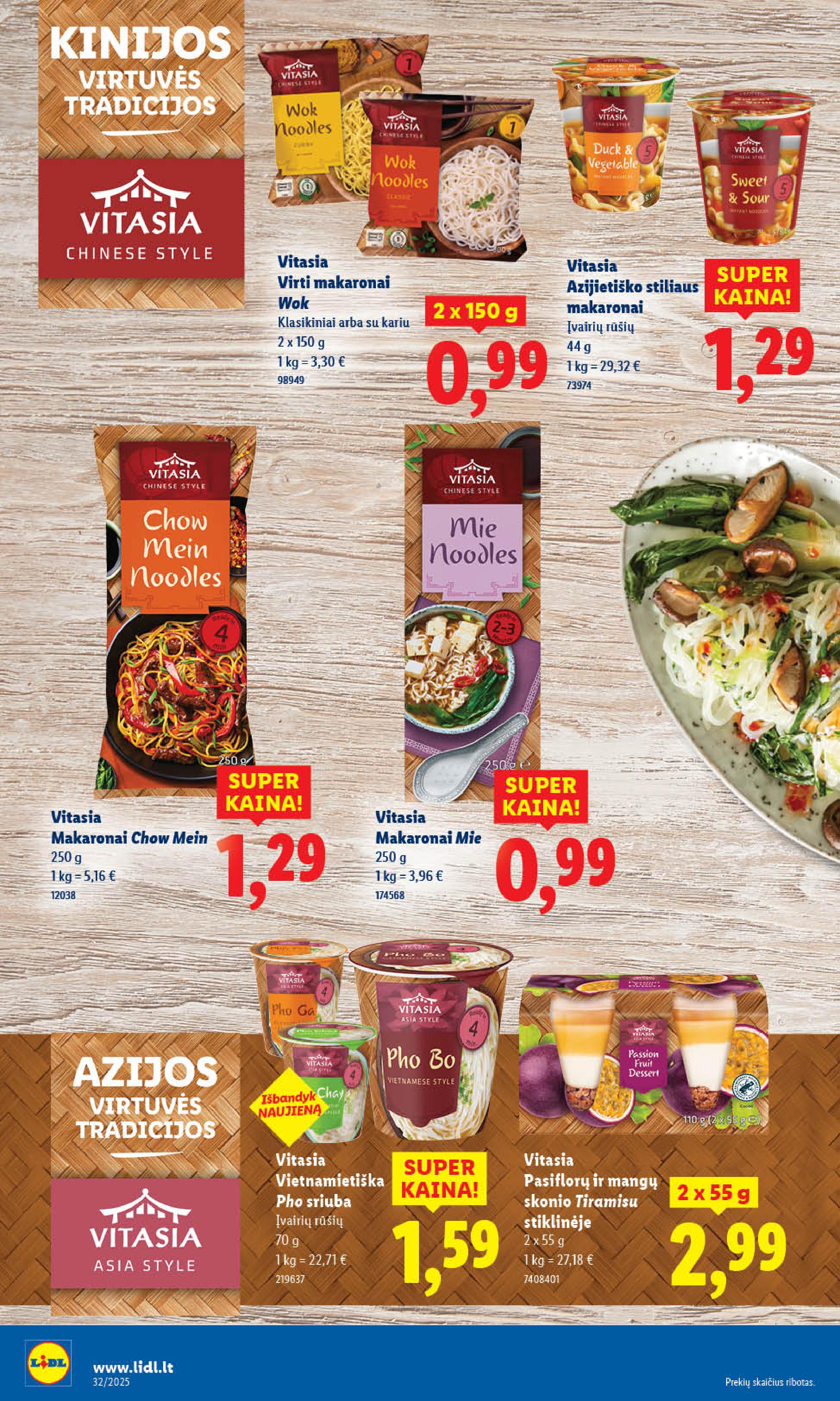 Naujausias LIDL kaininis katalogas 2025.08.04 - 2025.08.10