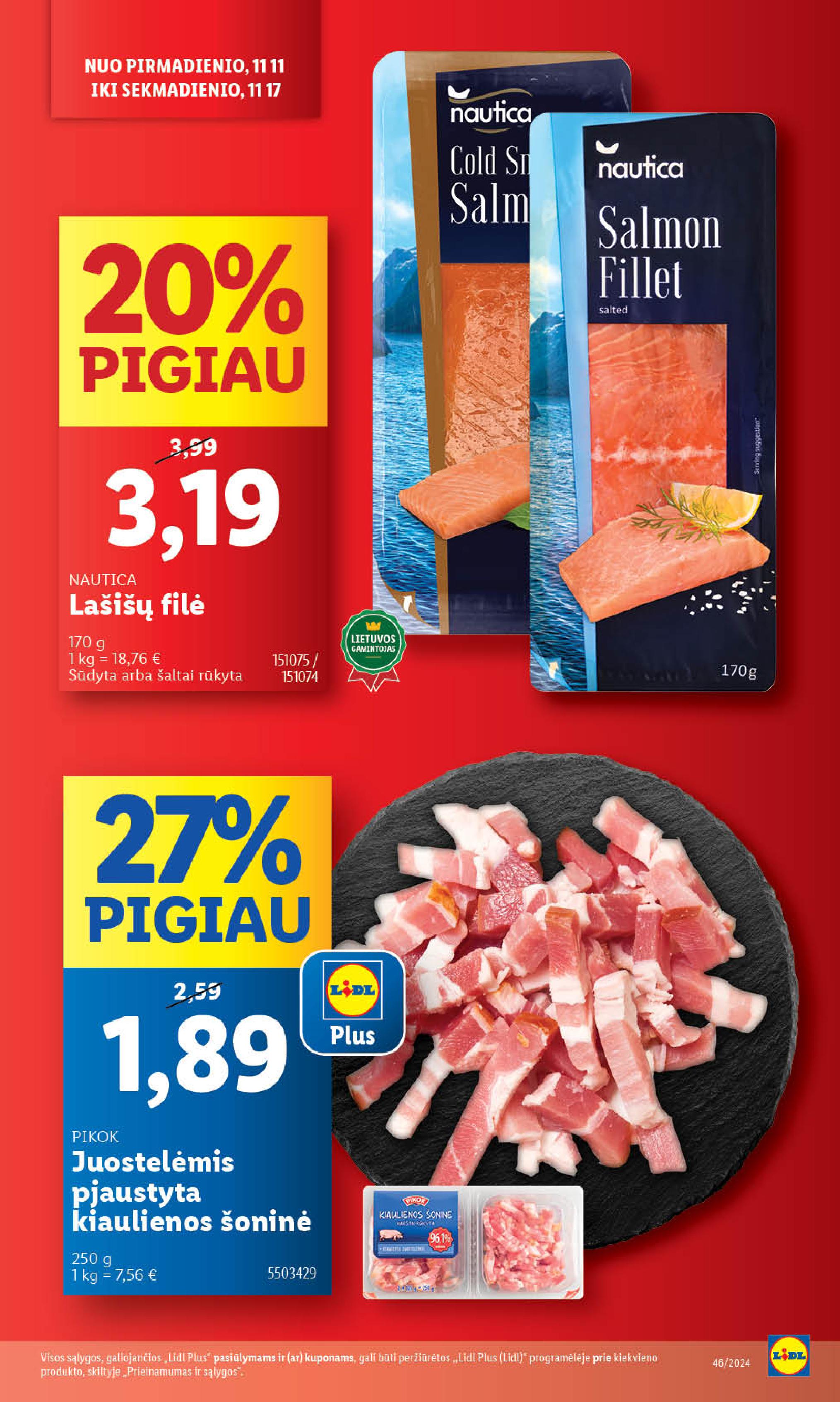 Naujausias LIDL kaininis katalogas 2024.11.11 - 2024.11.17