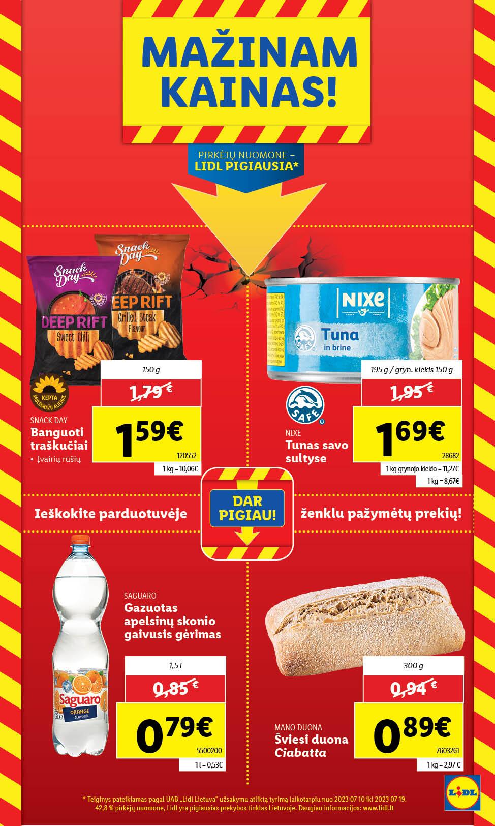 Naujausias LIDL kaininis katalogas 2023.08.07 - 2023.08.13