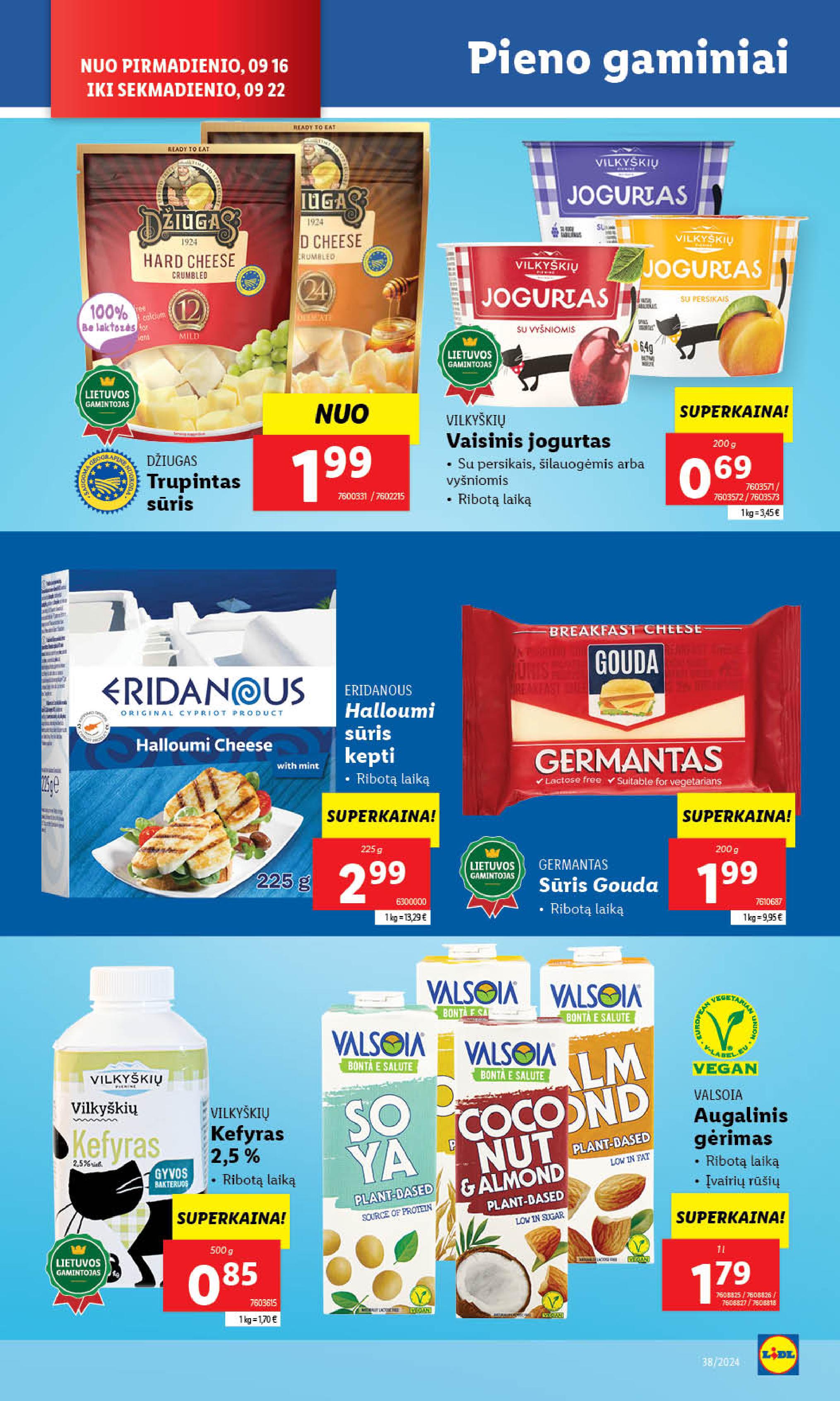 Naujausias LIDL kaininis katalogas 2024.09.16 - 2024.09.22