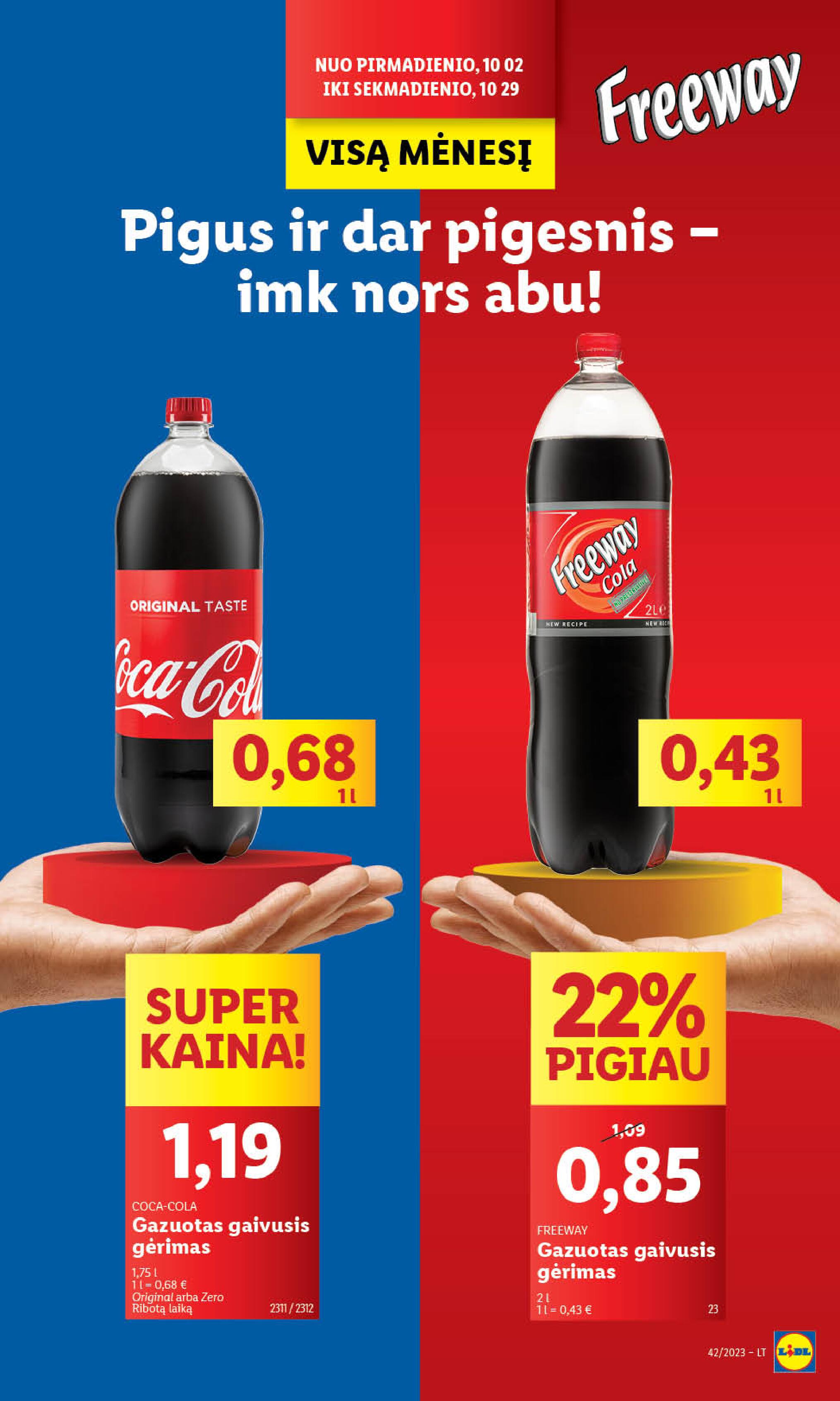 Naujausias LIDL kaininis katalogas 2023.10.16 - 2023.10.22