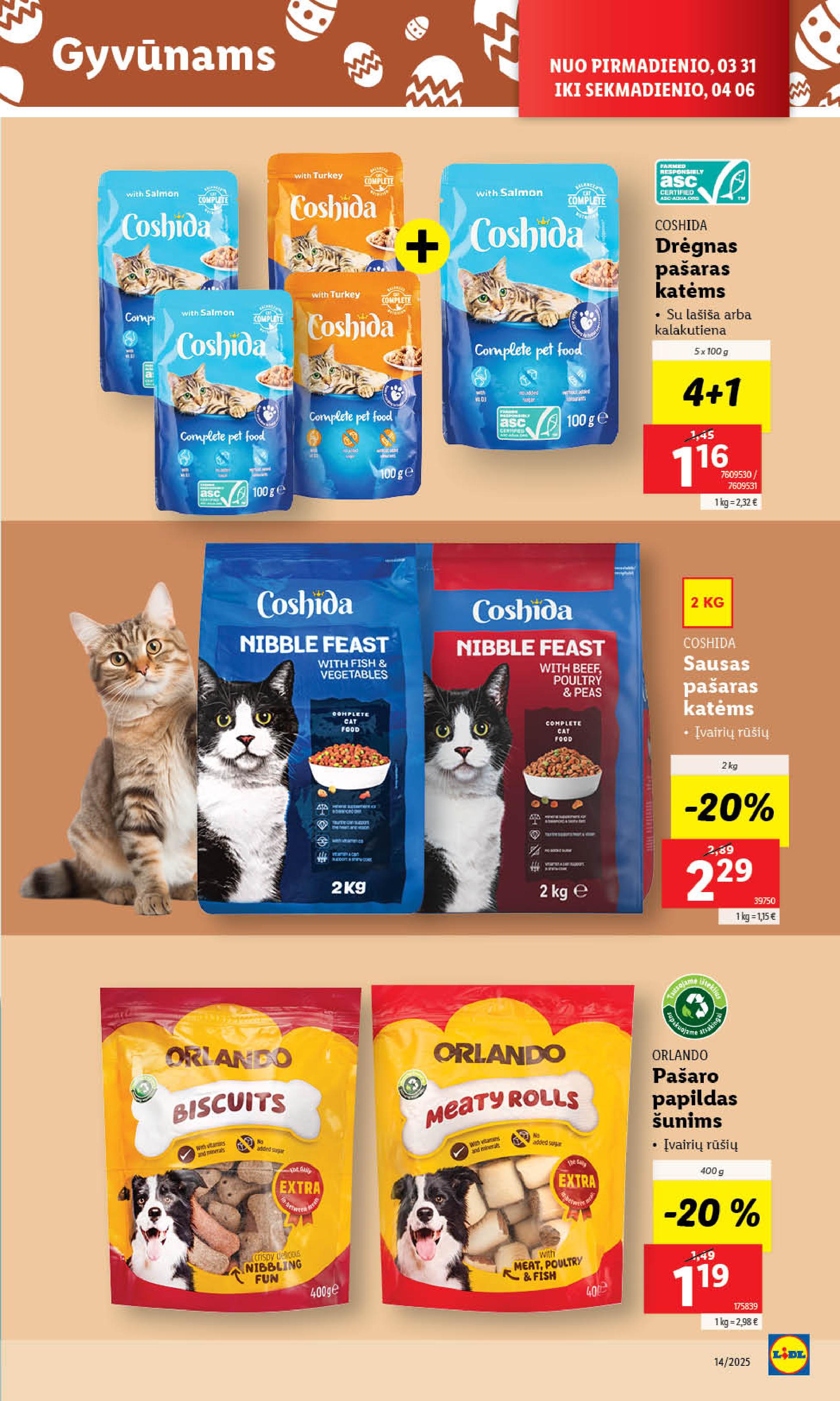 Naujausias LIDL kaininis katalogas 2025.03.31 - 2025.04.06