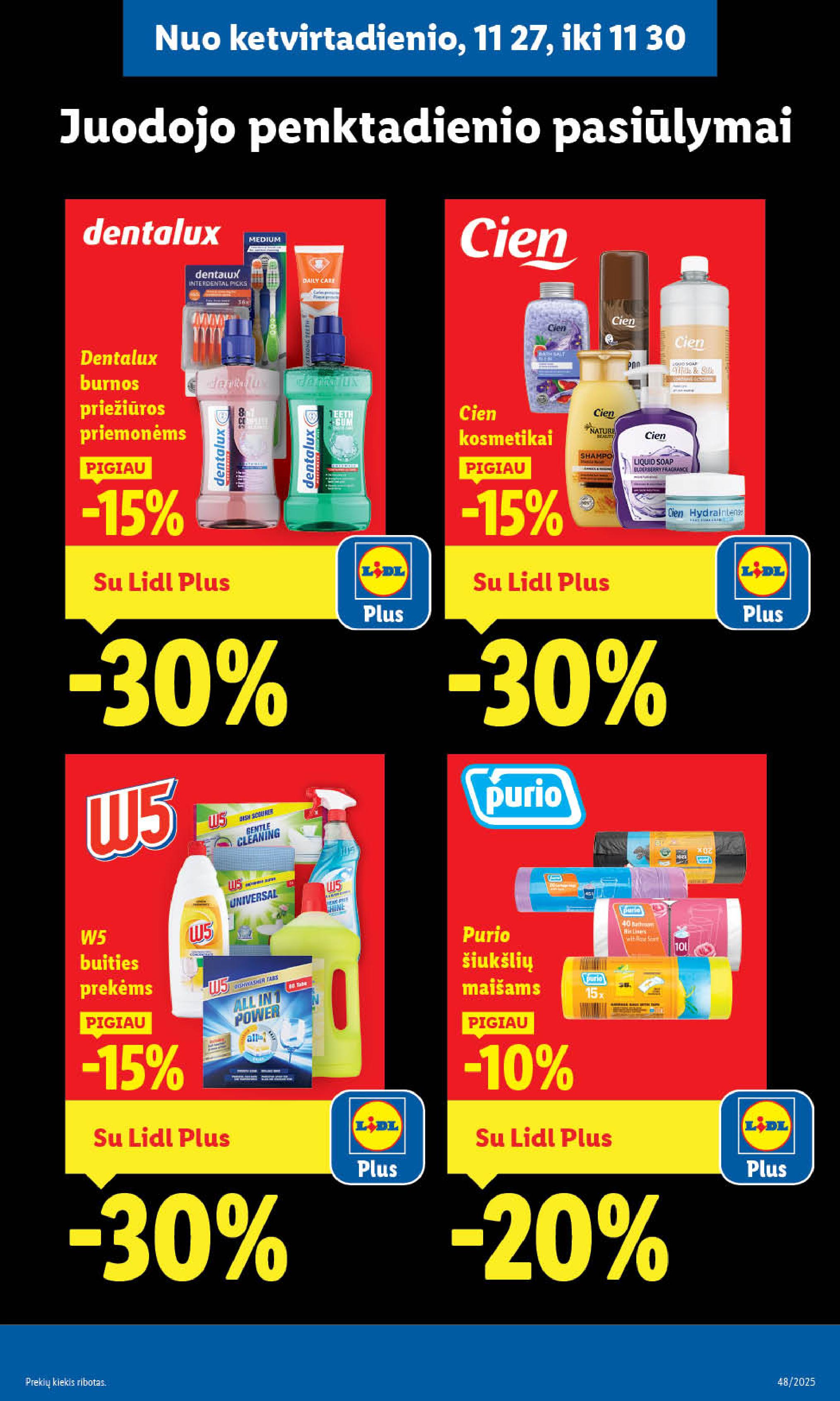 Naujausias LIDL kaininis katalogas 2025.11.24 - 2025.11.30