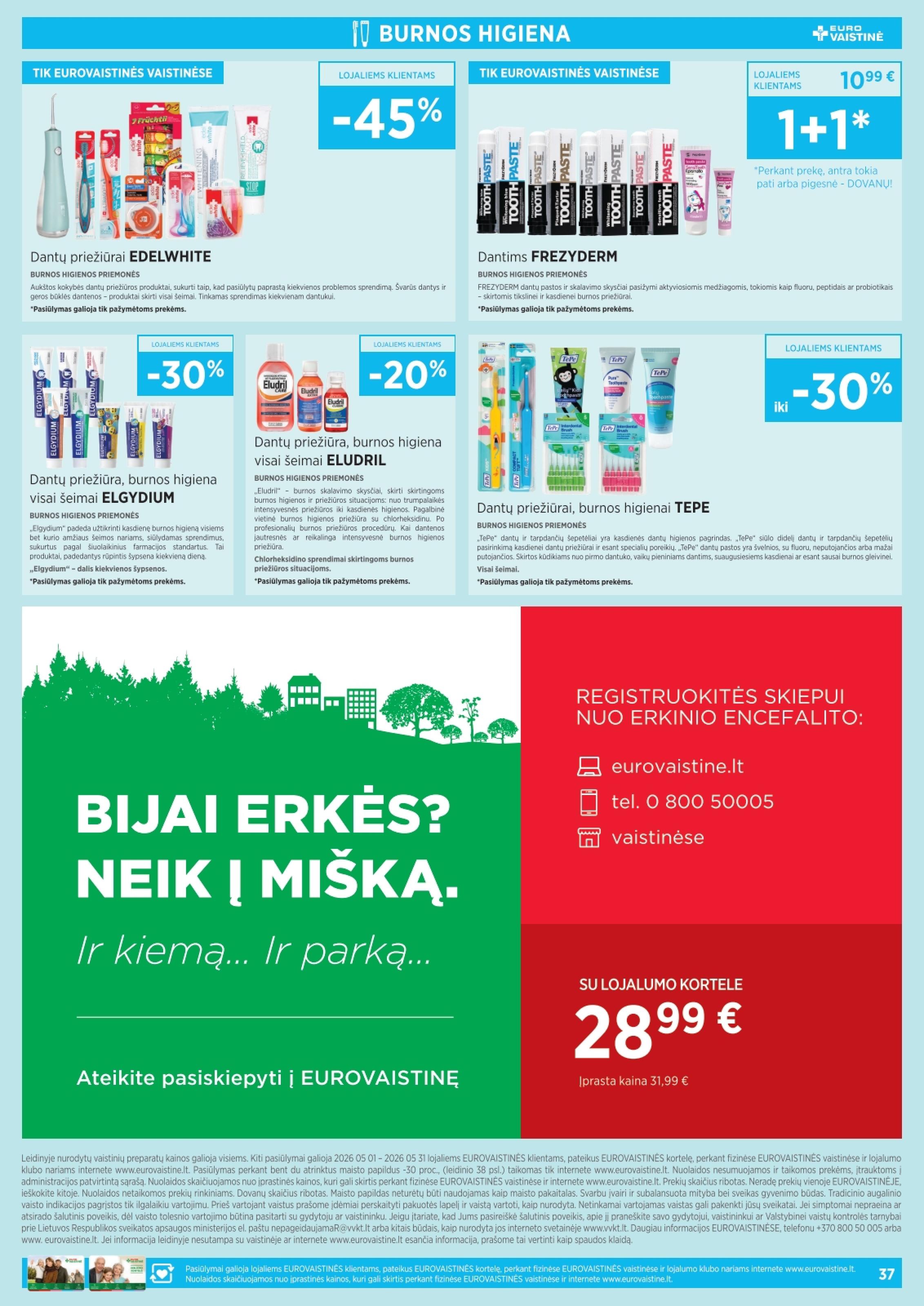 EUROVAISTINĖ akcijų ir nuolaidų leidinys 2026.05.01 - 2026.05.31